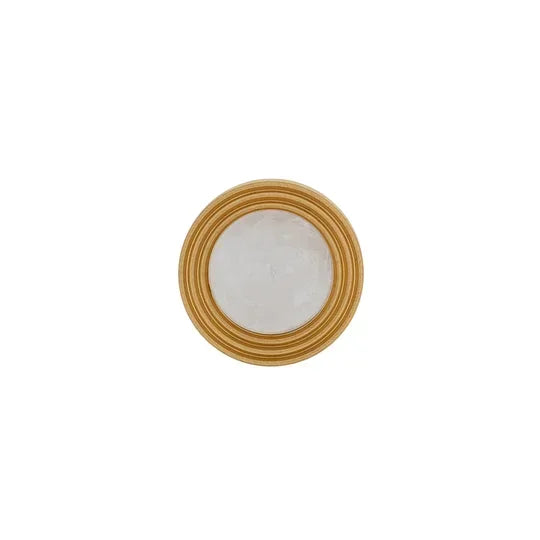 Buy kitchen cabinet knob-Modern crystal cabinet knob in white for kitchen drawers and furniture by Mantara