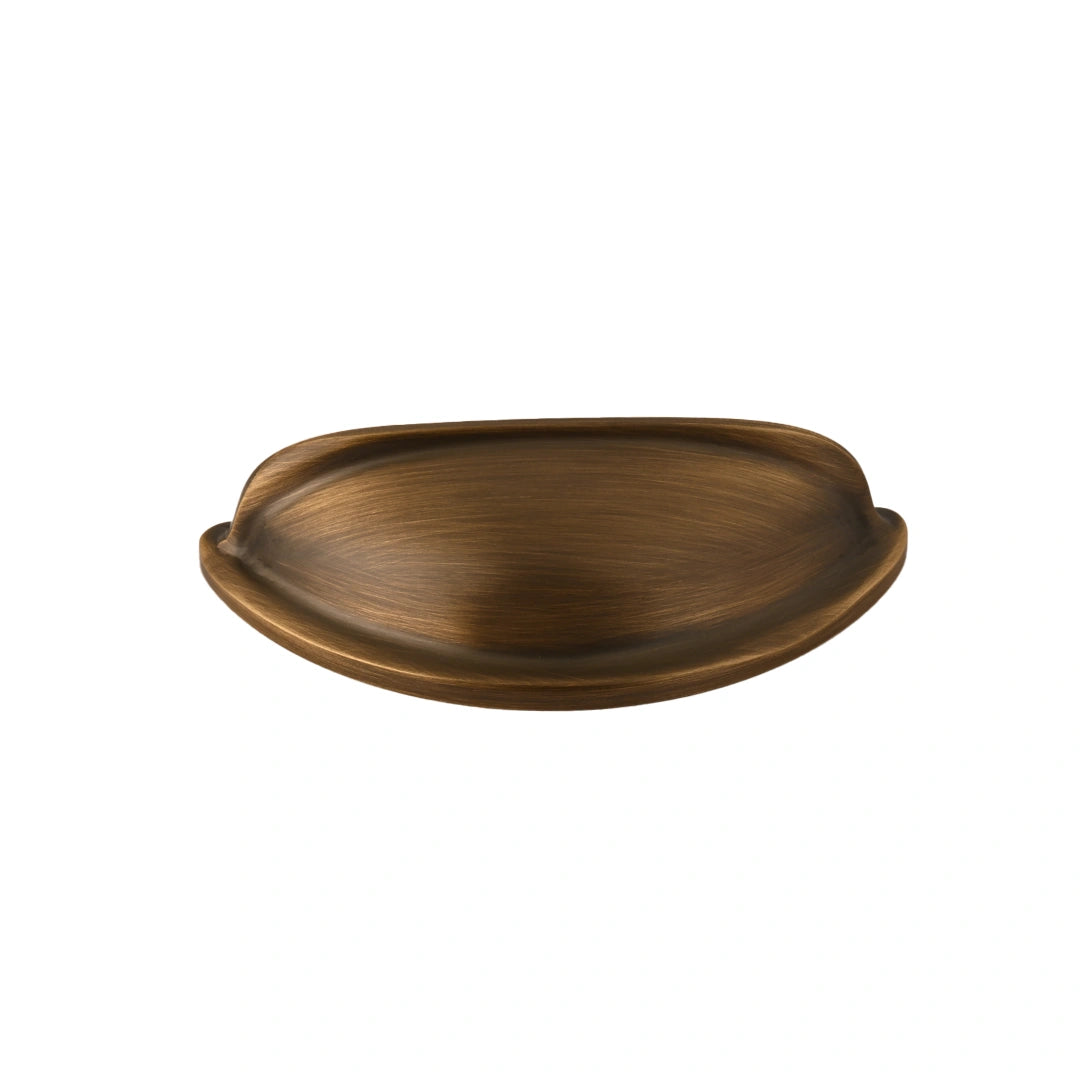 Mantara Exedra Pull Knob Mattte Z-0003 is a modern zinc alloy knob in bronze, ideal for furniture and drawers.