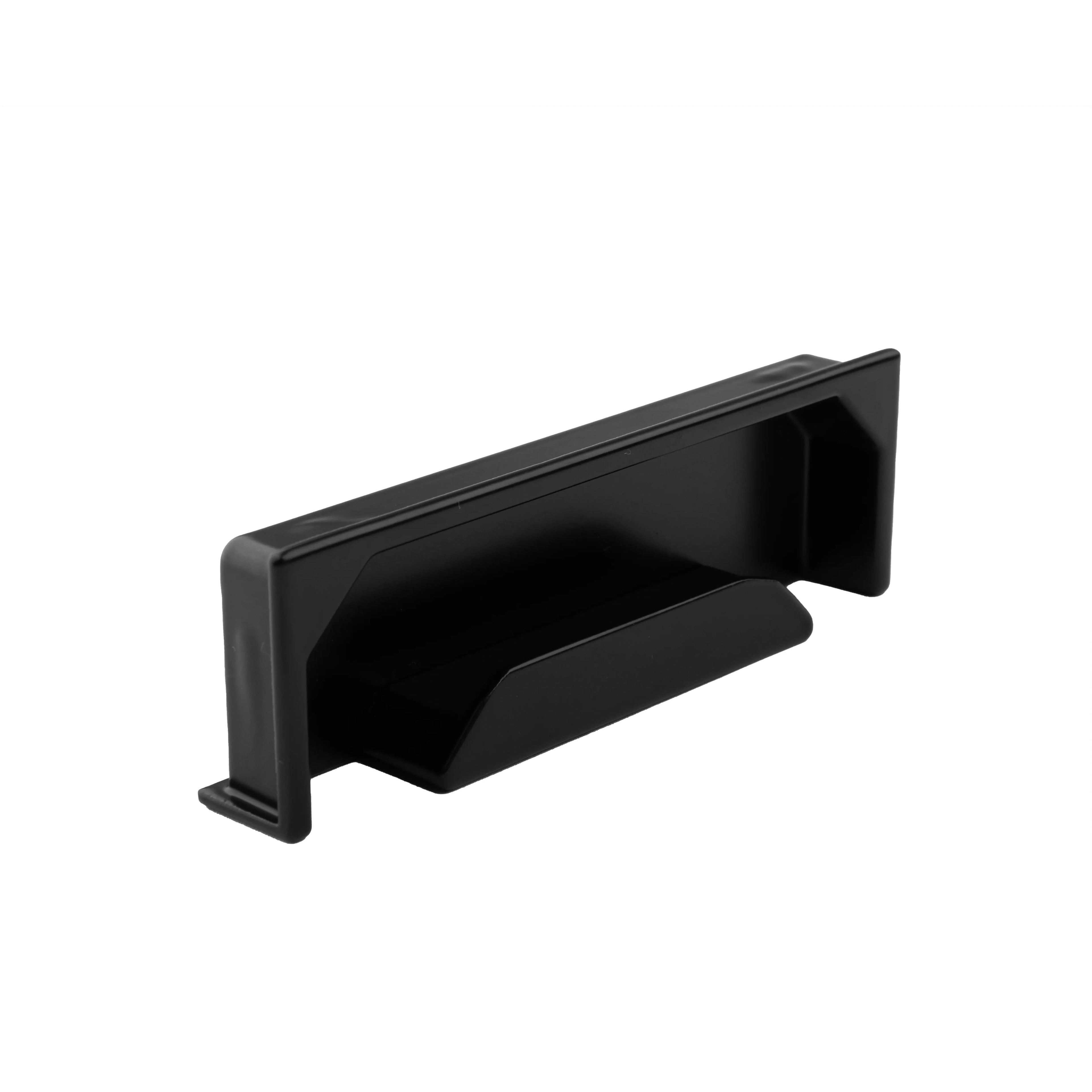Mantara Concealed Furrow Handle Z-0014 is a modern zinc alloy handle in matte black finish, ideal for sliding doors, drawers, and cupboards.