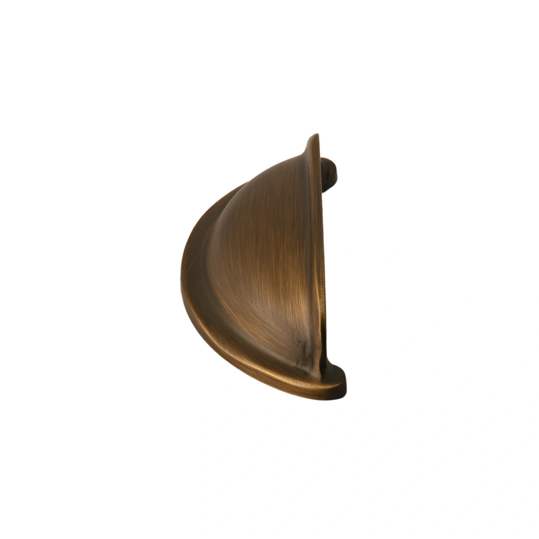Mantara Exedra Pull Knob Mattte Z-0003 is a modern zinc alloy knob in bronze, ideal for furniture and drawers.