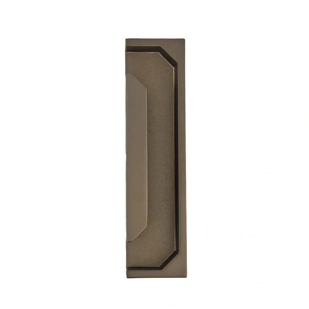 Mantara Concealed Furrow Handle Z-0014 is a modern zinc alloy handle in matte grey finish, ideal for sliding doors, drawers, and cupboards.