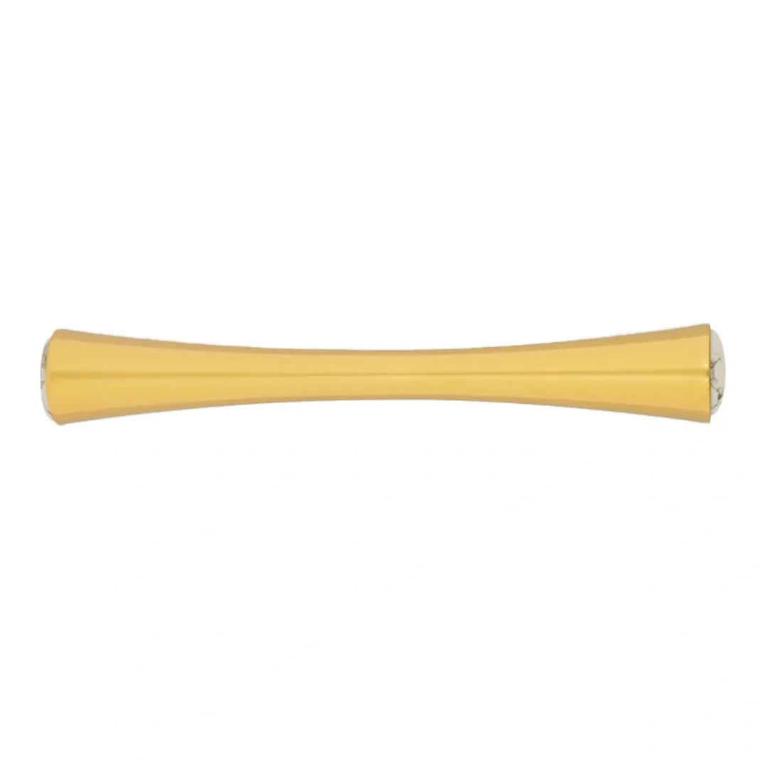 Mantara Palazzo Handle M-0014 is a modern marble & brass knob in gold+white, ideal for kitchen & dresser drawers.