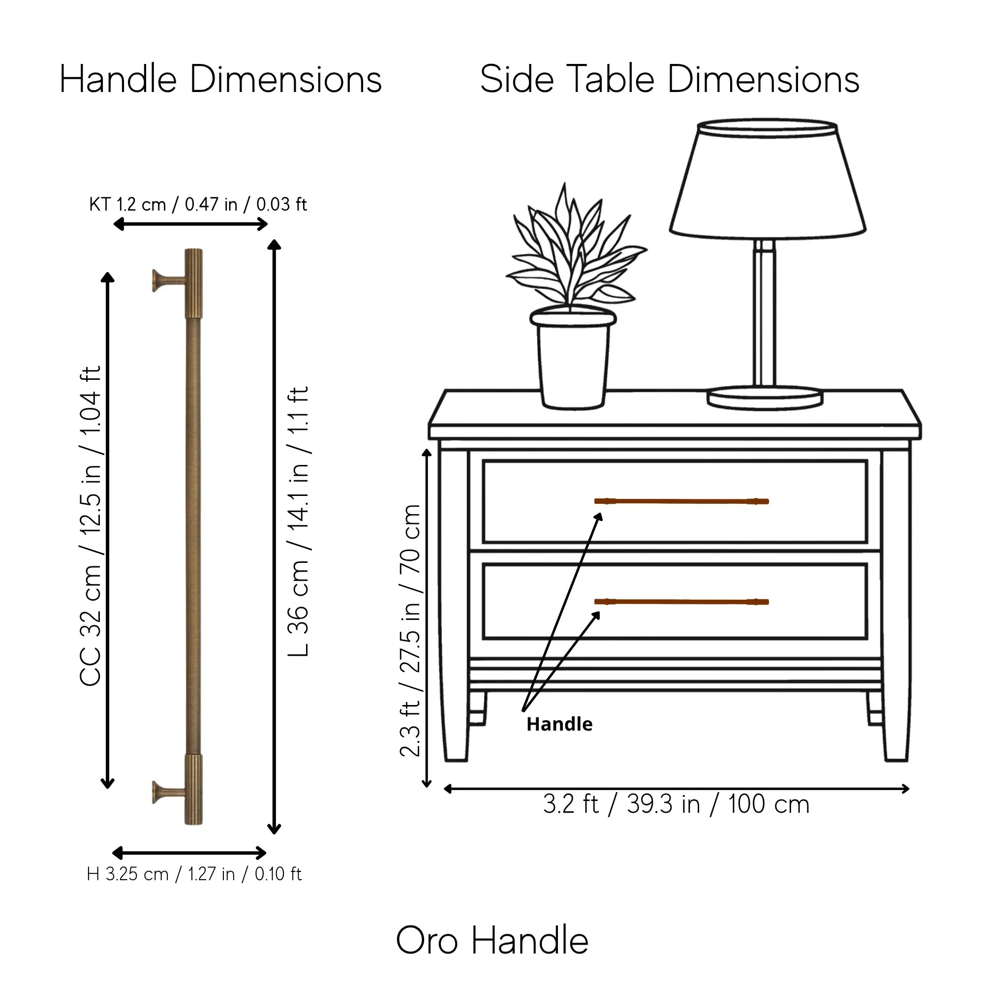 The Mantara B-0051 Oro handle is a modern brass Handle in polished bronze perfect for doors, drawers, and cabinets.