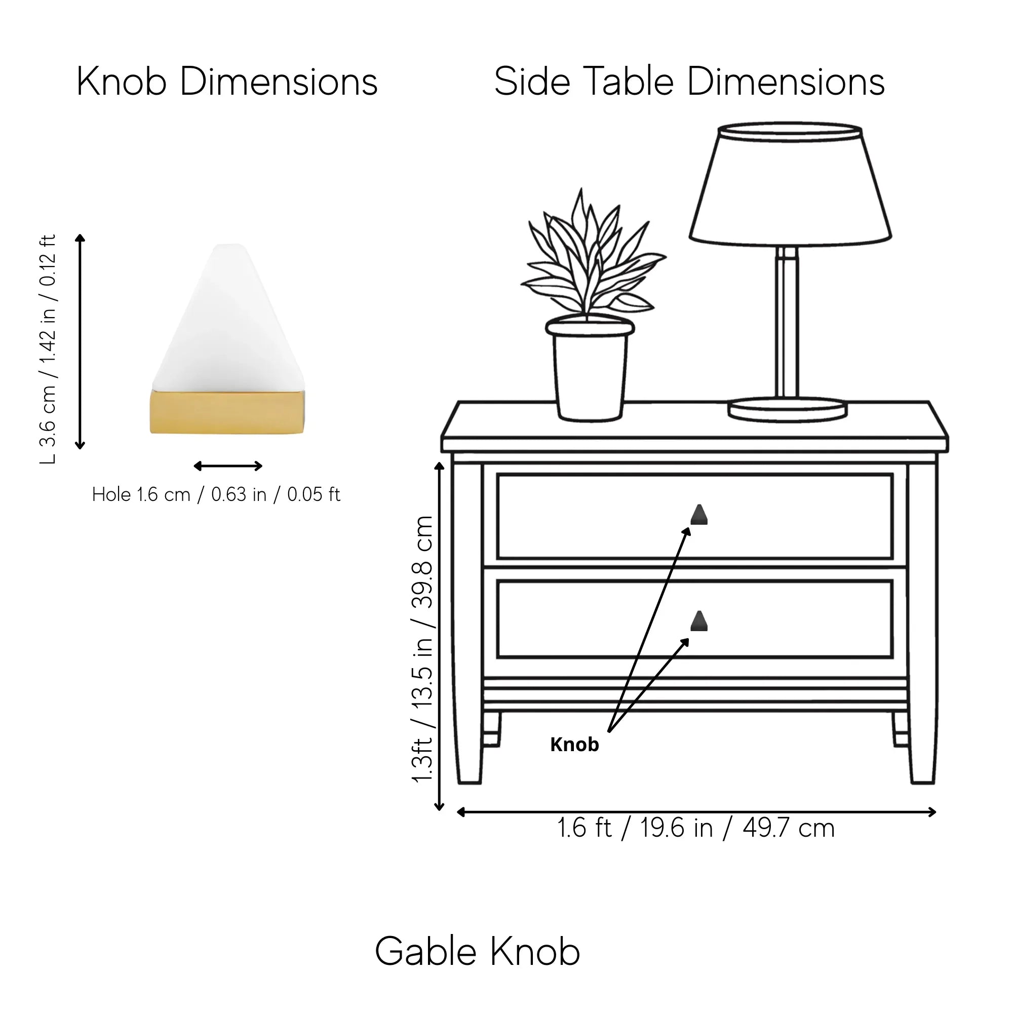 Mantara Gable Knob Z-0001 is a modern zinc alloy and agate knob in white ideal for cabinets and drawers.