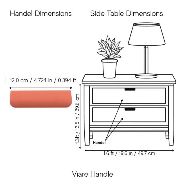 Viare Handle Pack of 1 (Made-to-order Only)