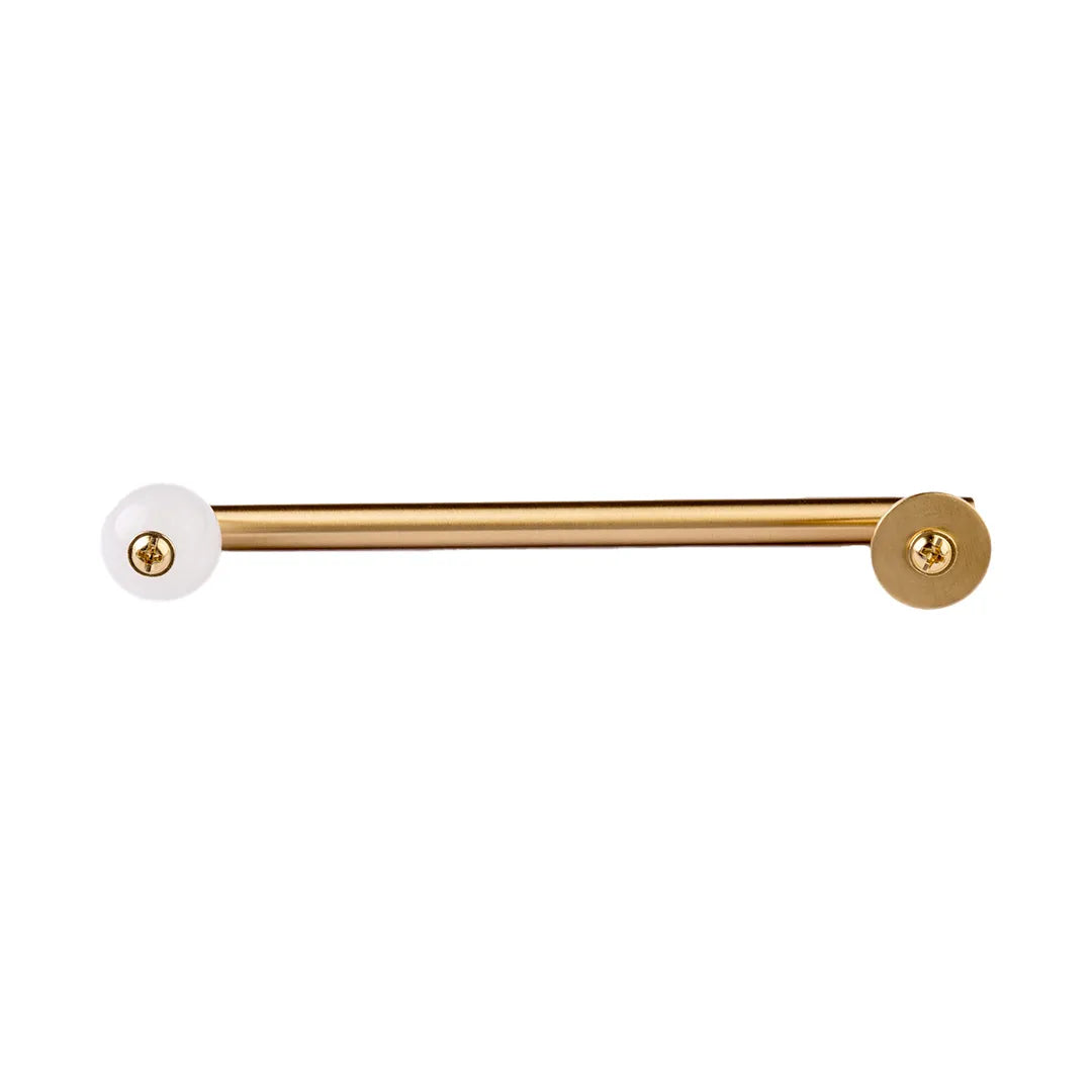Metal turnbuckle with two hooks on a white background
