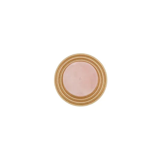 Buy kitchen cabinet knob-Modern crystal cabinet knob in pink for kitchen drawers and furniture by Mantara.