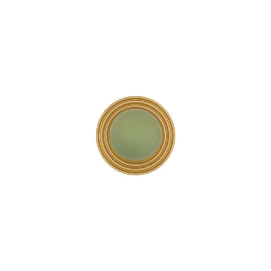 Buy kitchen cabinet knob-Modern crystal cabinet knob in green for kitchen drawers and furniture by Mantara.