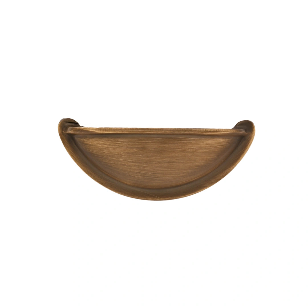 Mantara Exedra Pull Knob Mattte Z-0003 is a modern zinc alloy knob in bronze, ideal for furniture and drawers.