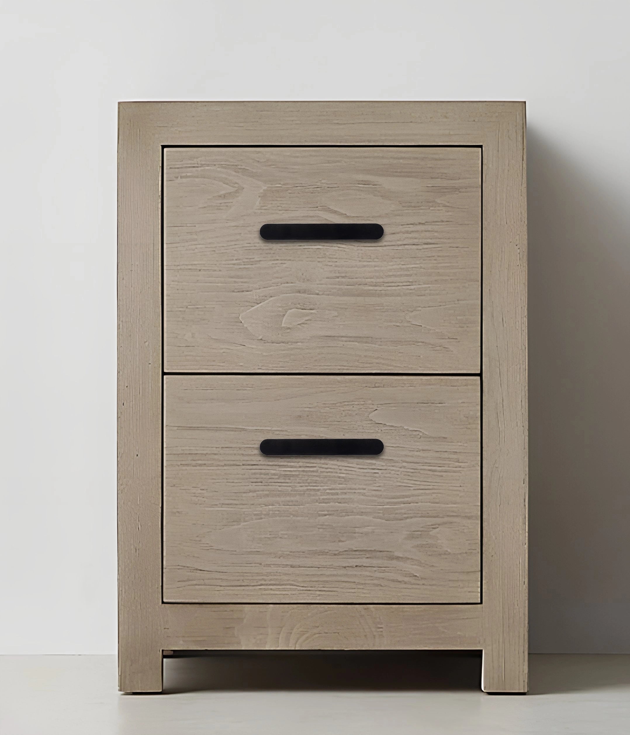 Adele handle AL-0016, black aluminum, L115mm CC96mm, brushed finish, for kitchen drawers by Mantara