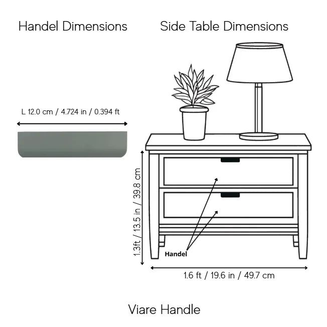 Viare Handle Pack of 1 (Made-to-order Only)