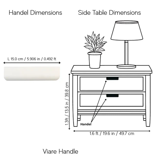 Viare Handle Pack of 1 (Made-to-order Only)