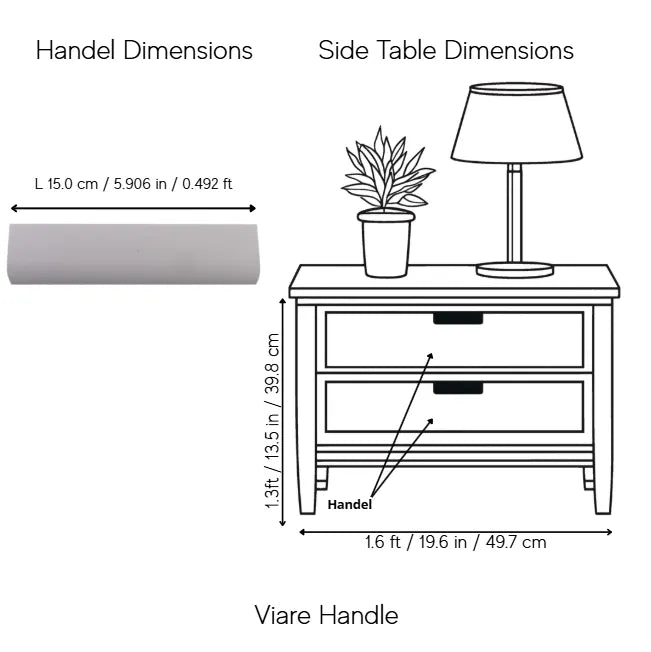 Viare Handle Pack of 1 (Made-to-order Only)