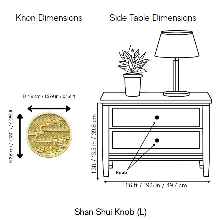 Shan Shui Knob (L)