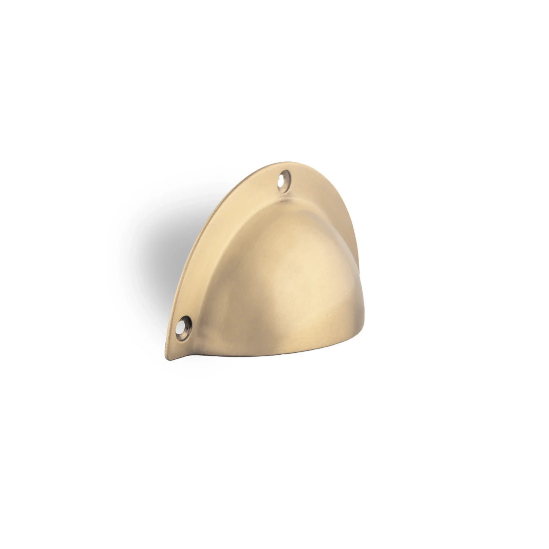 The Mantara B-0035 Mandap Handle is a modern brushed brass handle in gold, ideal for kitchens, drawers, cabinets, bedrooms, and cupboards.