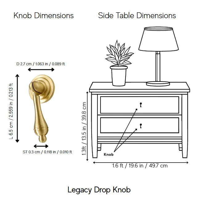 Legacy Drop Knob