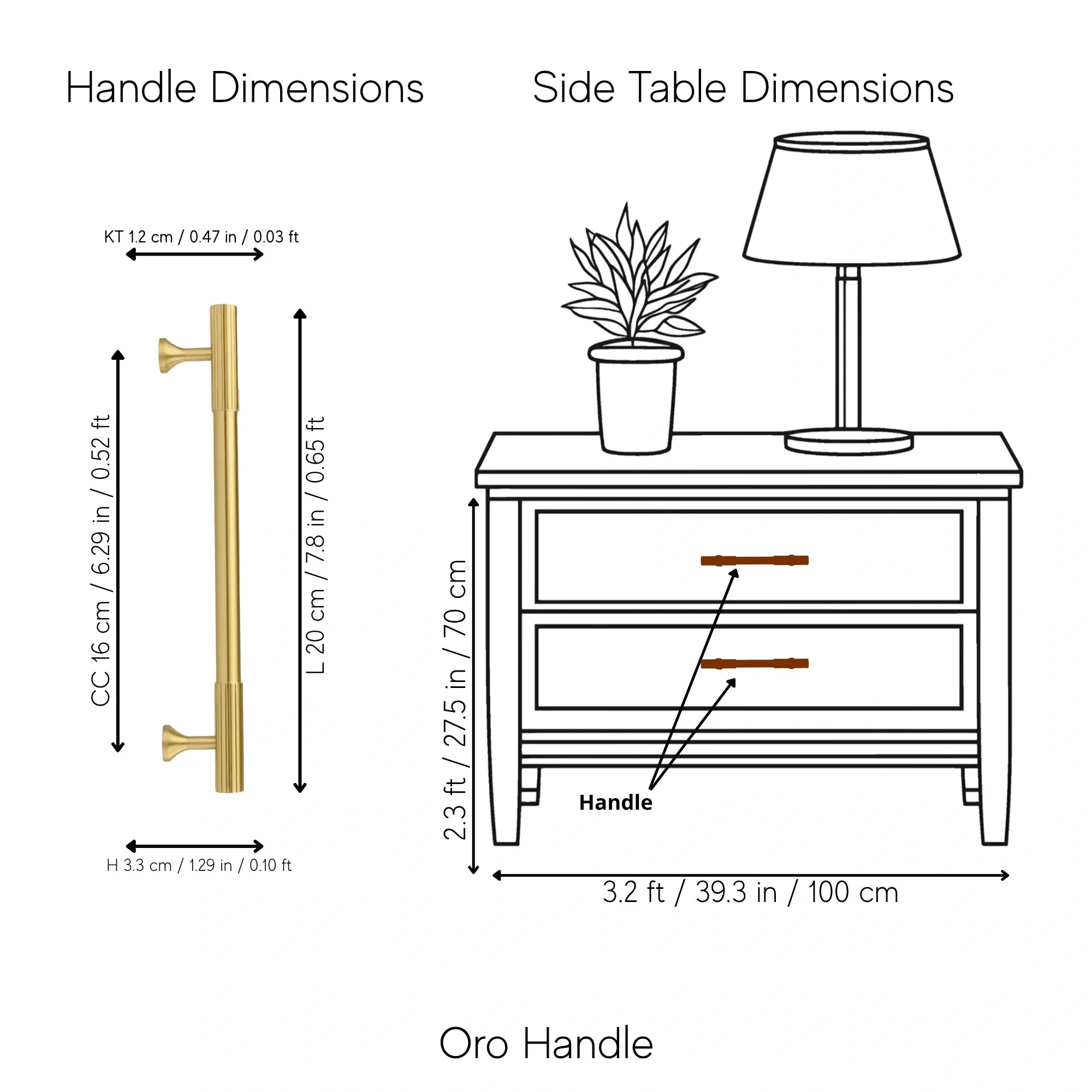 Oro Handle and Knob