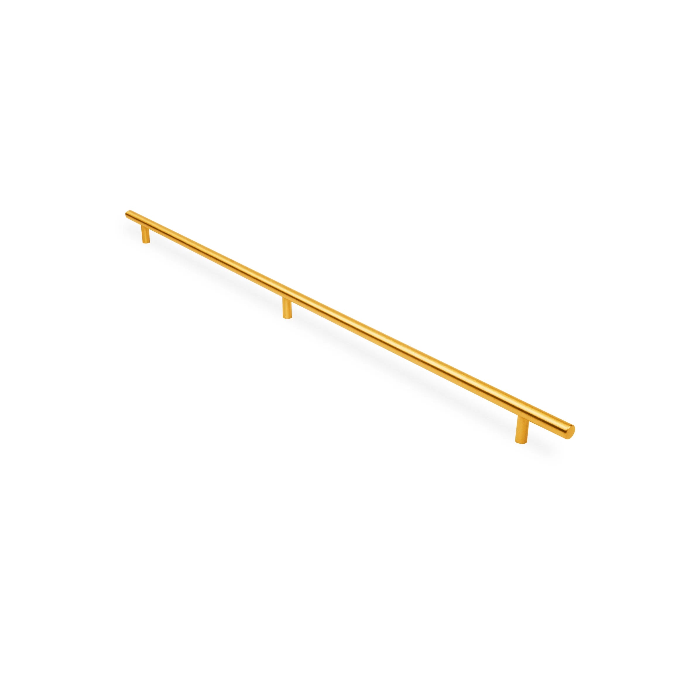 Cabinet pull handle, solid brass, brushed gold finish, Mantara, Sydney Handle, B-0080, ideal for wardrobes and kitchens.