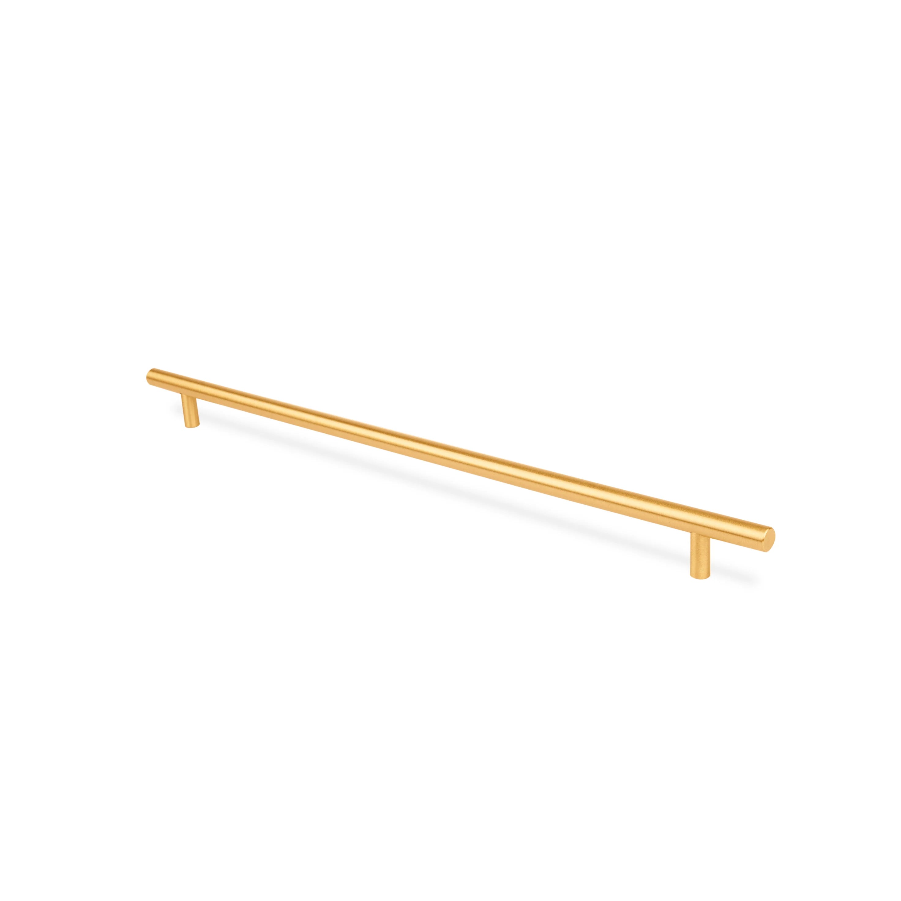 Cabinet pull handle, solid brass, brushed gold finish, Mantara, Sydney Handle, B-0080, ideal for wardrobes and kitchens.