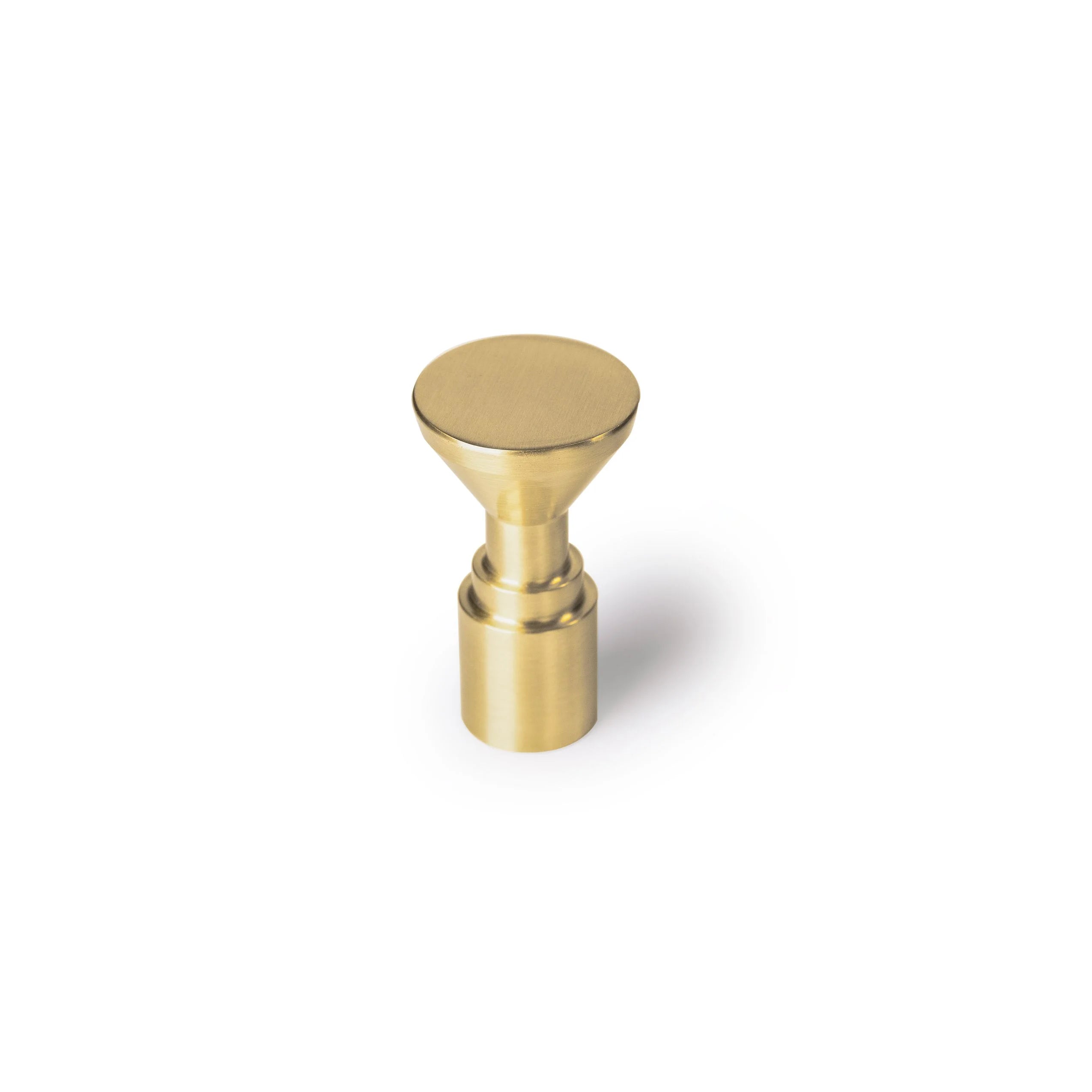 Mantara Tatiana Hook B-0097 is a modern brushed brass wall hook in gold, ideal for bathrooms, bedrooms, and living spaces.