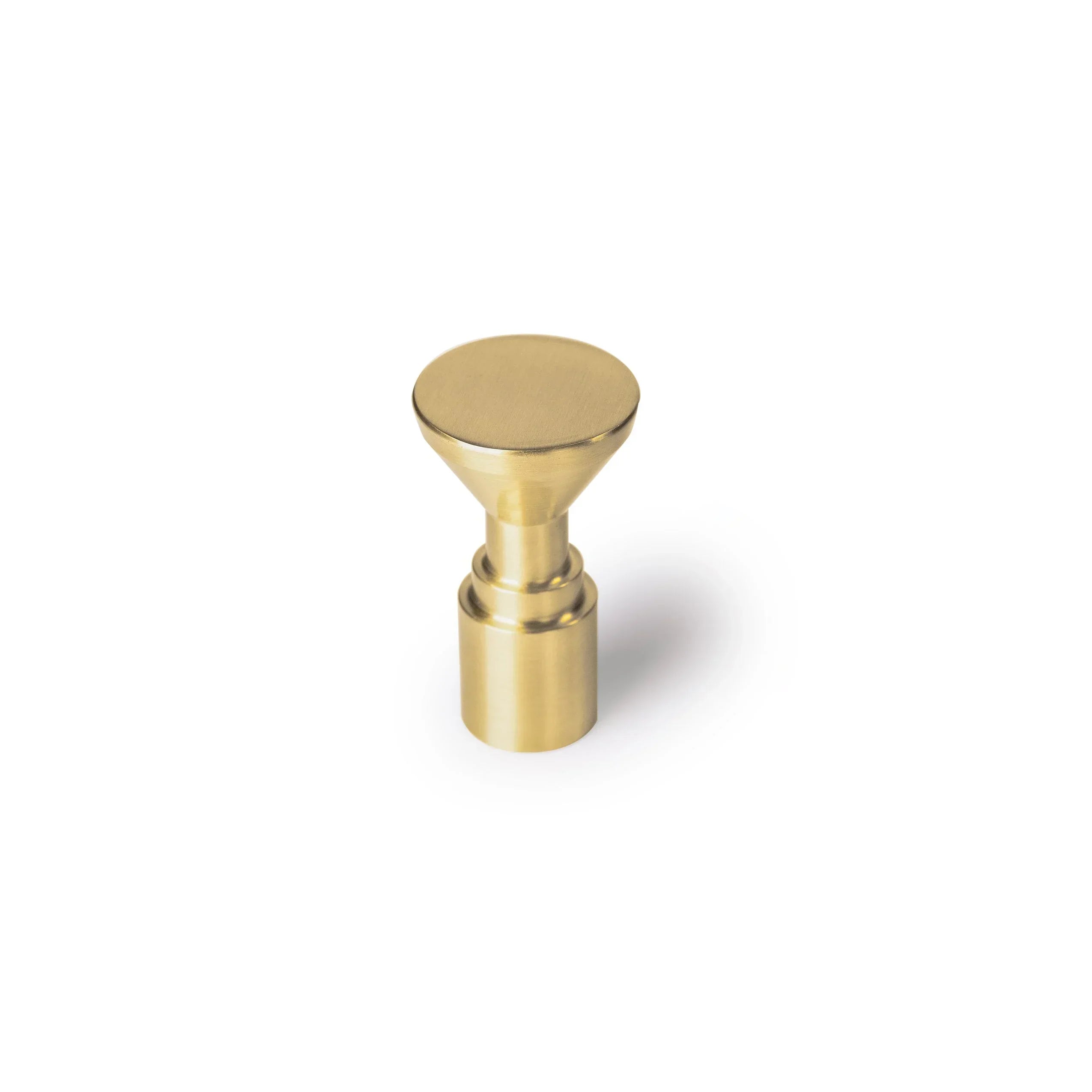 Mantara Tatiana Hook B-0097 is a modern brushed brass wall hook in gold, ideal for bathrooms, bedrooms, and living spaces.