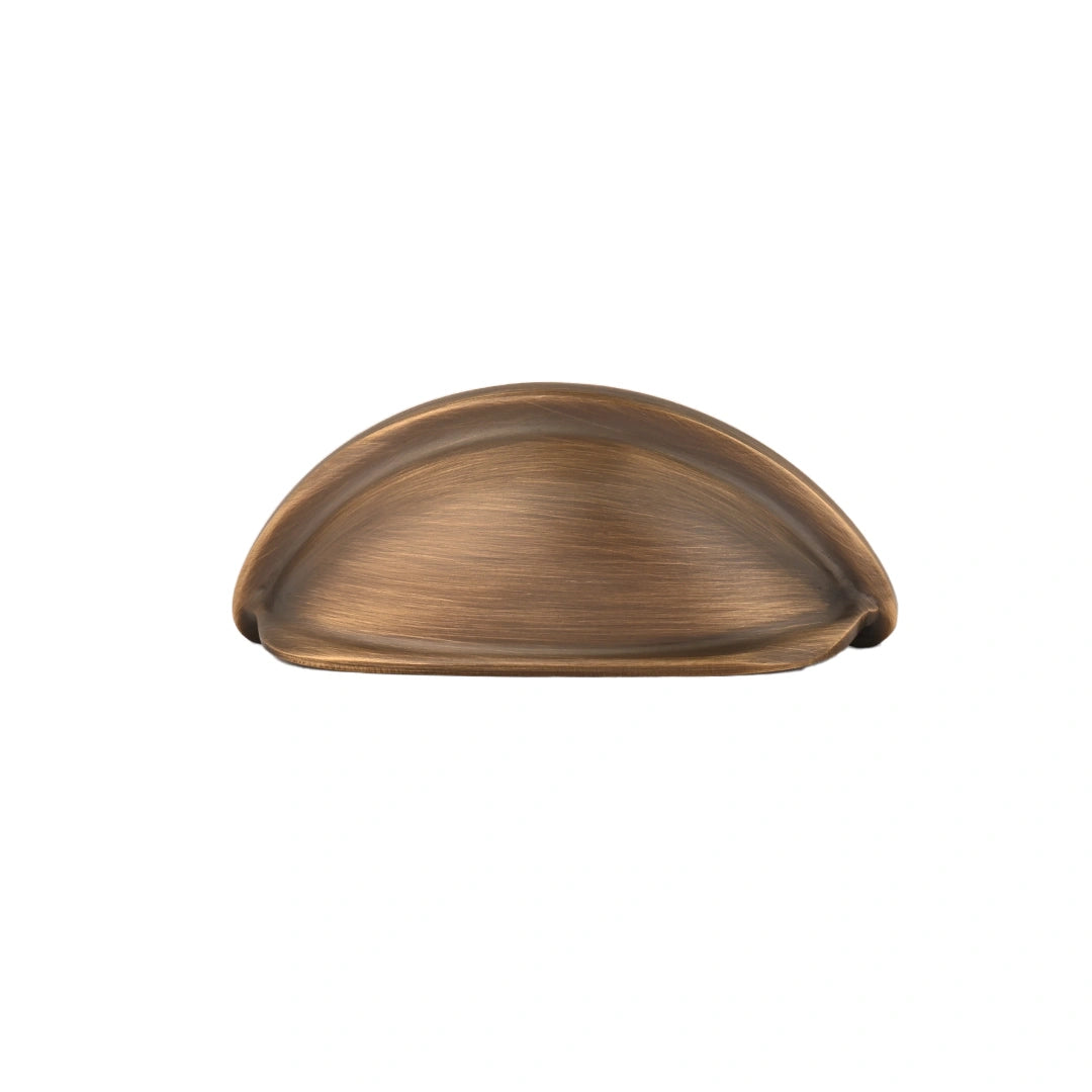 Mantara Exedra Pull Knob Mattte Z-0003 is a modern zinc alloy knob in bronze, ideal for furniture and drawers.