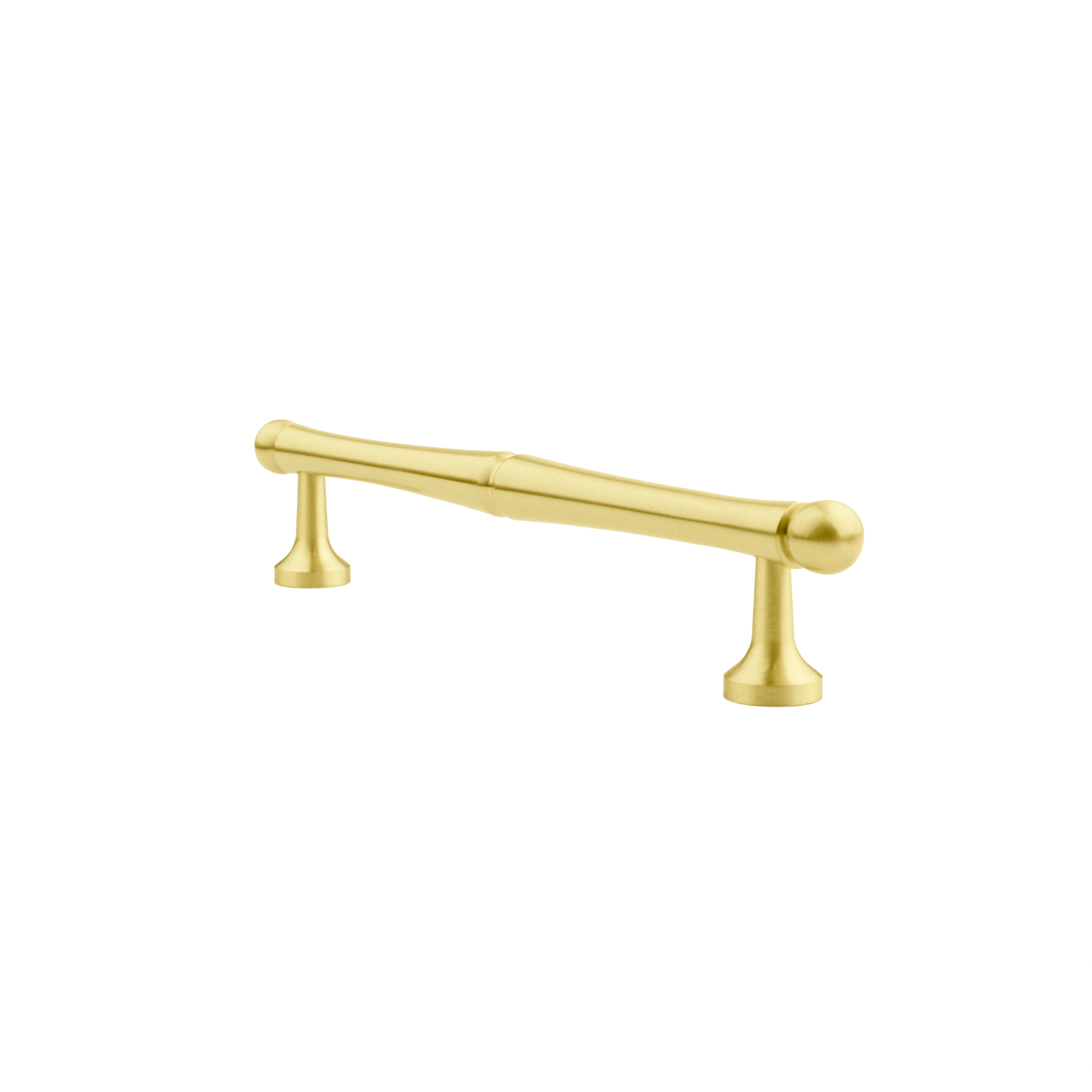 Mantara Giselle Handle B-0069 is a modern brushed brass handle in gold, ideal for cupboards and kitchens.