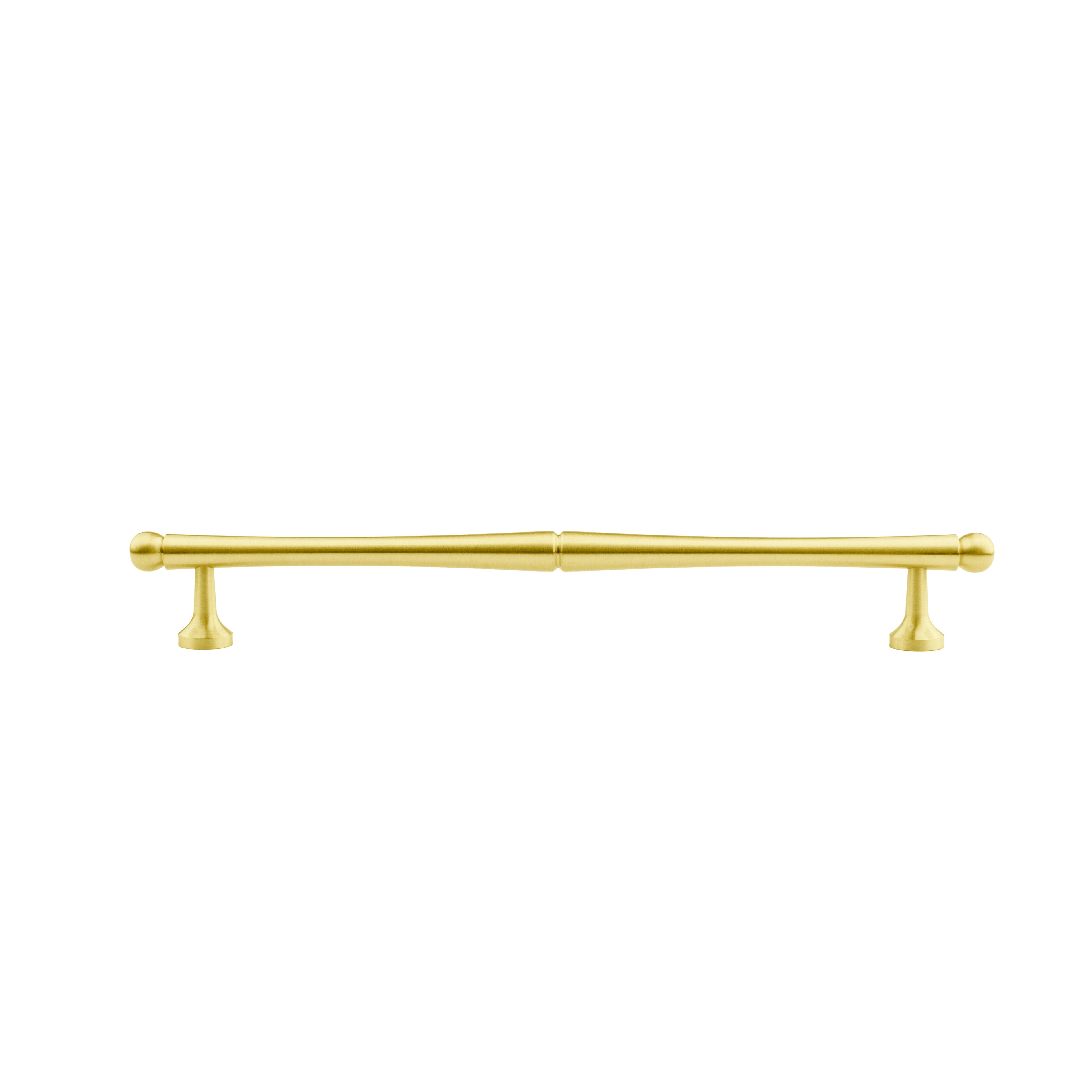 Mantara Giselle Handle B-0069 is a modern brushed brass handle in gold, ideal for cupboards and kitchens.
