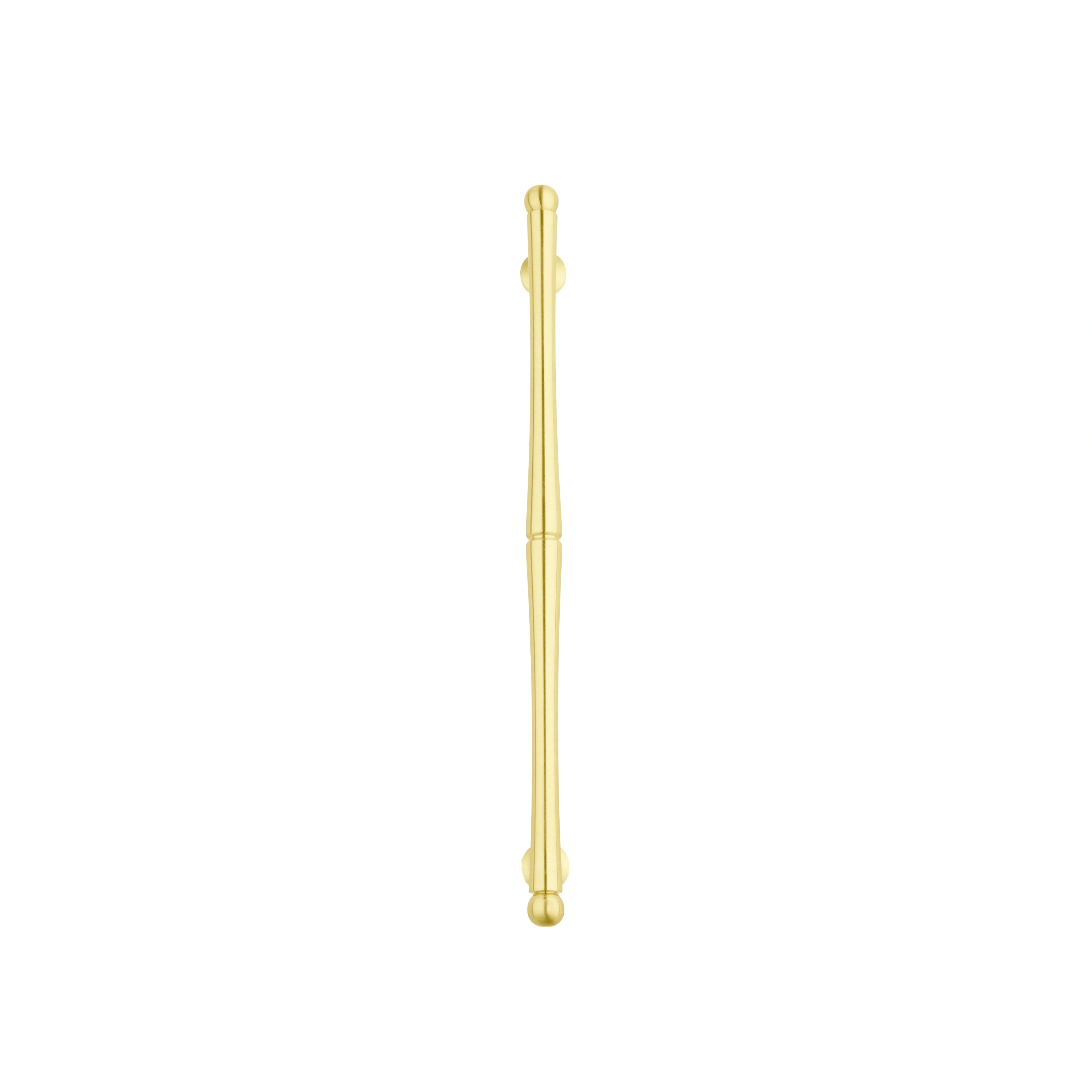 Mantara Giselle Handle B-0069 is a modern brushed brass handle in gold, ideal for cupboards and kitchens.