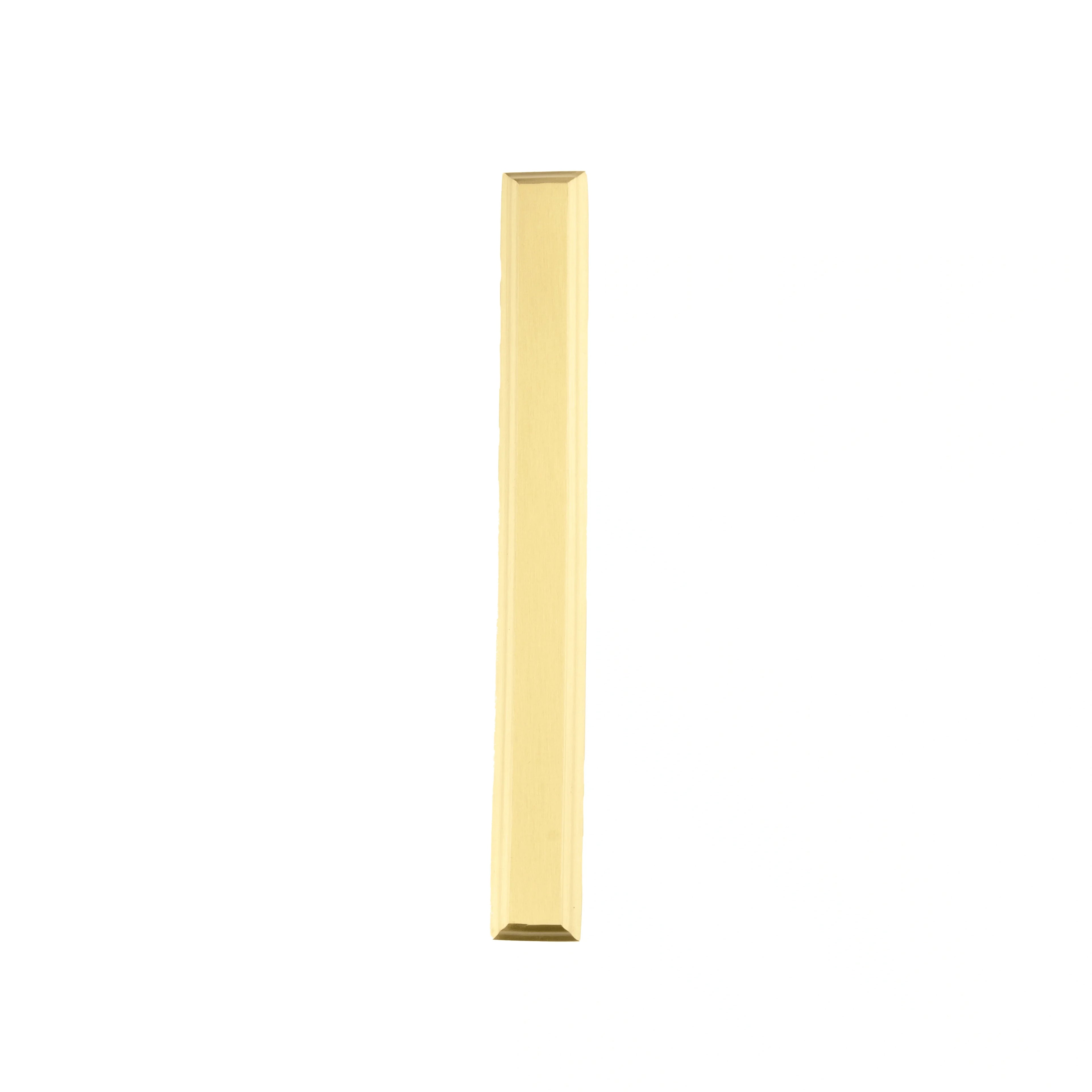 Modern brushed brass handle in gold, ideal for wardrobes, buy wardrobe handles and brass door handles. Mantara Alaric Handle B-0066