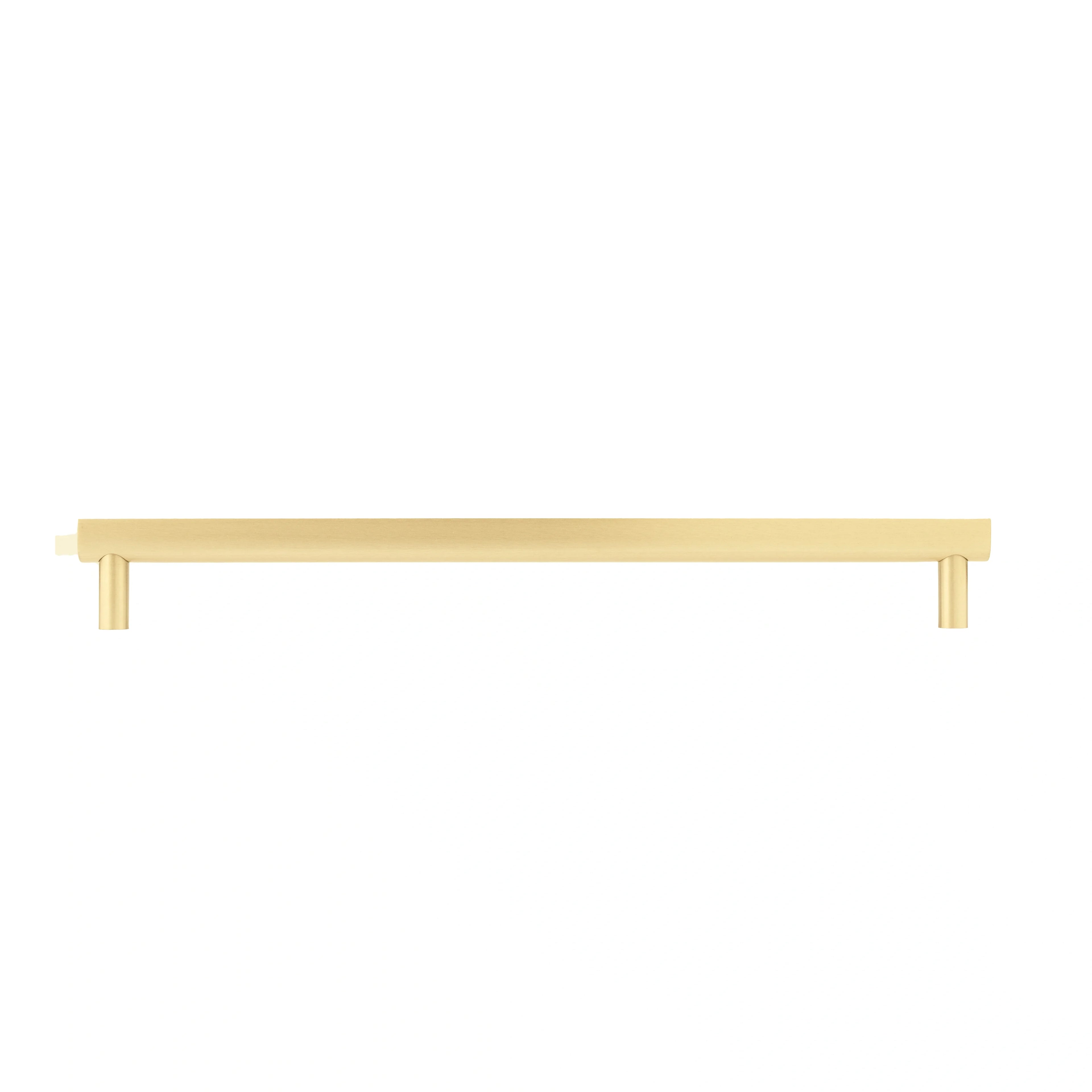 Mantara Skyline Handle B-0055 is a modern brushed brass handle in gold, ideal for main doors, cabinets, and drawers.