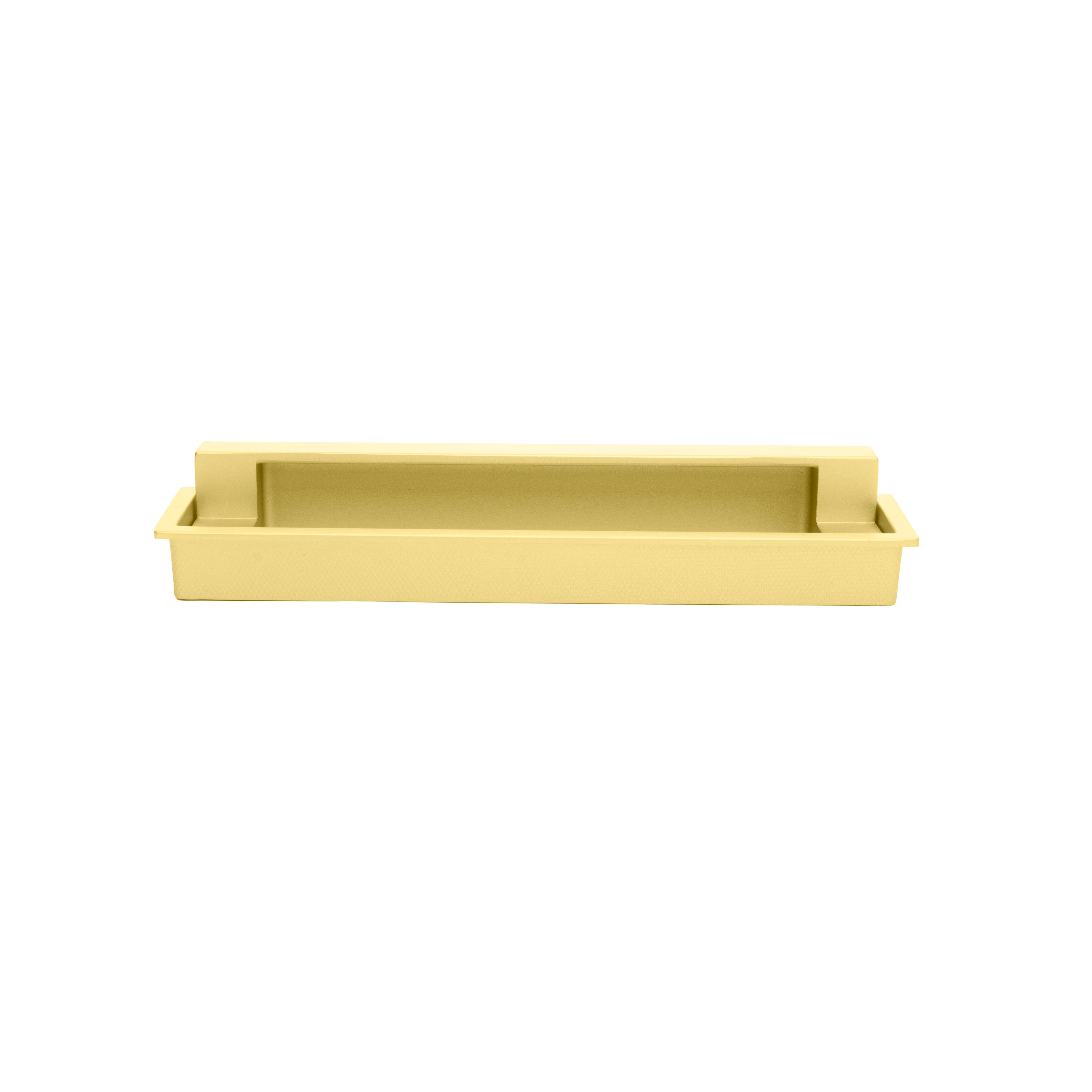 Mantara Concealed Slender Handle Z-0012 is a modern zinc handle in matte gold, ideal for wardrobes and sliding doors.