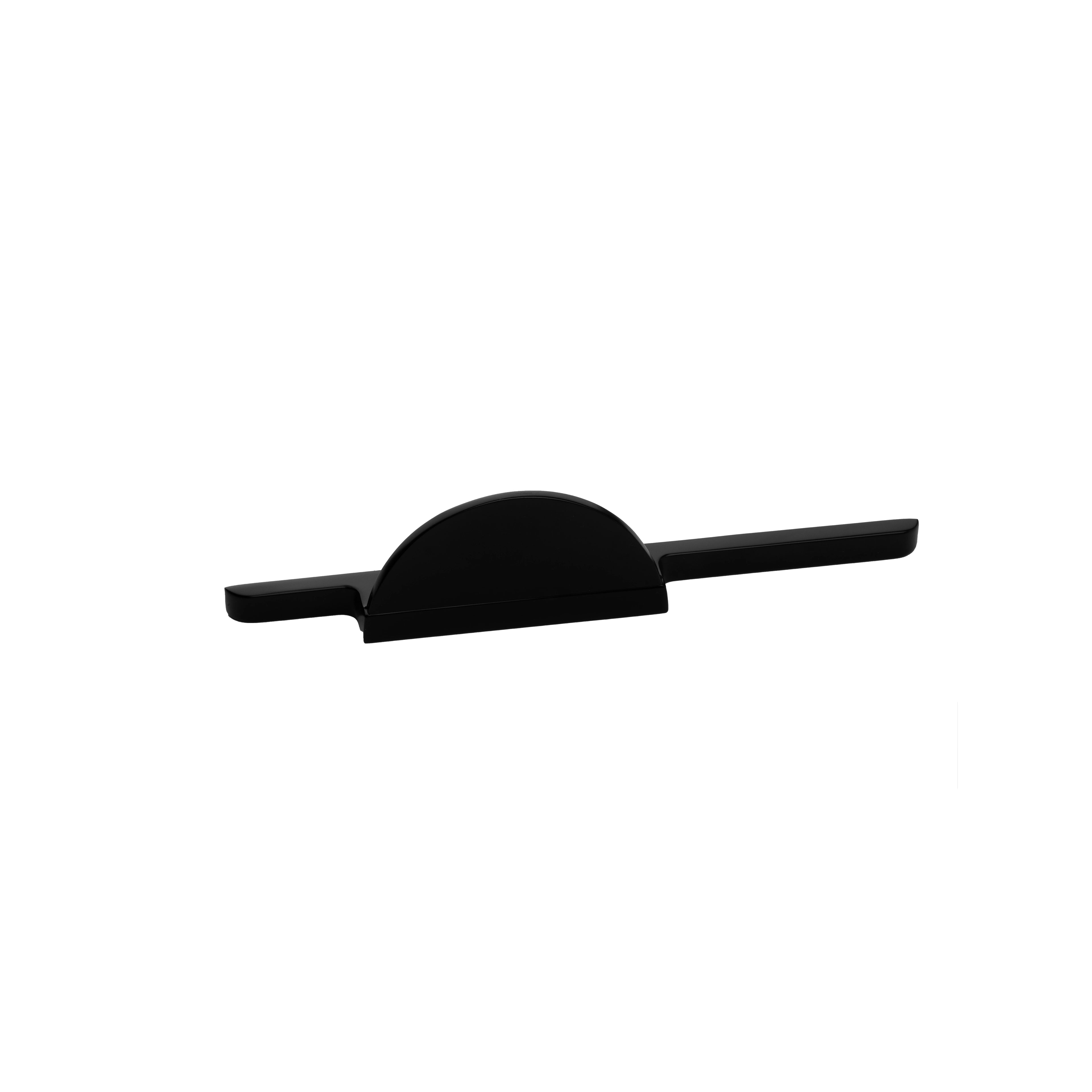 Mantara Moonshine Handle Z-0007 is a modern zinc handle in matte black ideal for wardrobes, doors, and drawers.