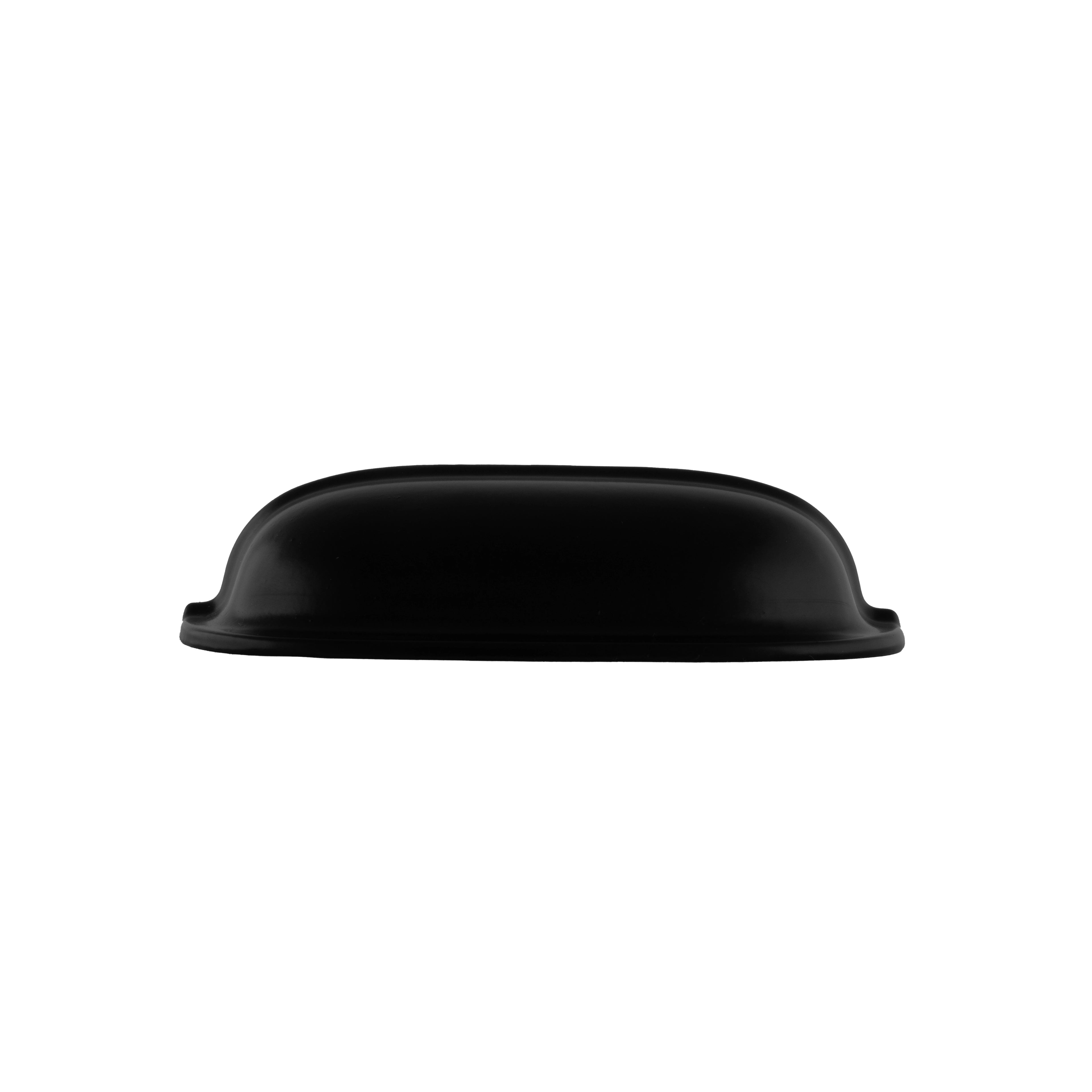 Mantara Portico Pull Knob Z-0004 is a modern zinc knob in matte black ideal for drawers and cupboards.