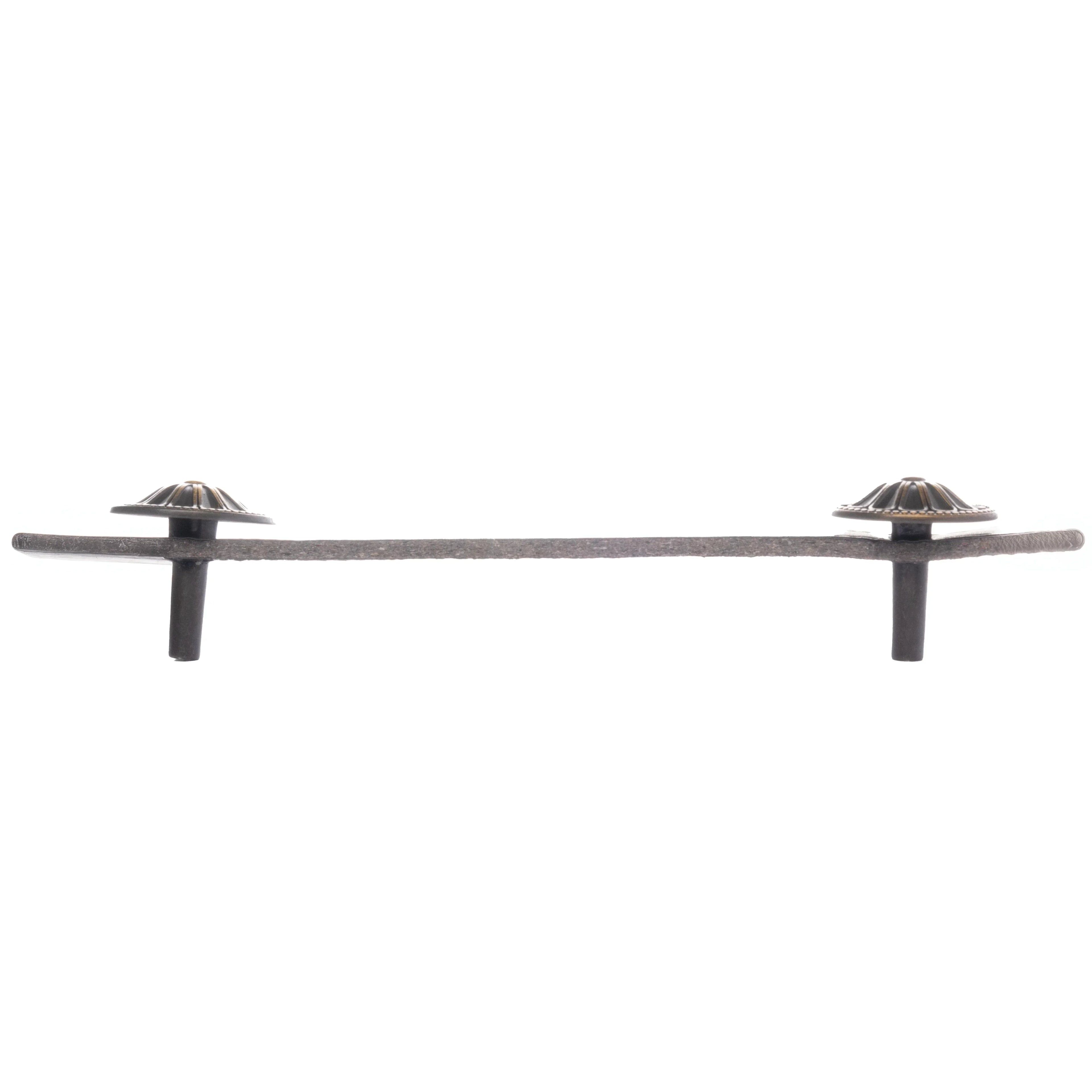 The Mantara L-0006 Royal Leather Handle is a modern black leather handle, ideal for furniture, cabinets, and wardrobes.