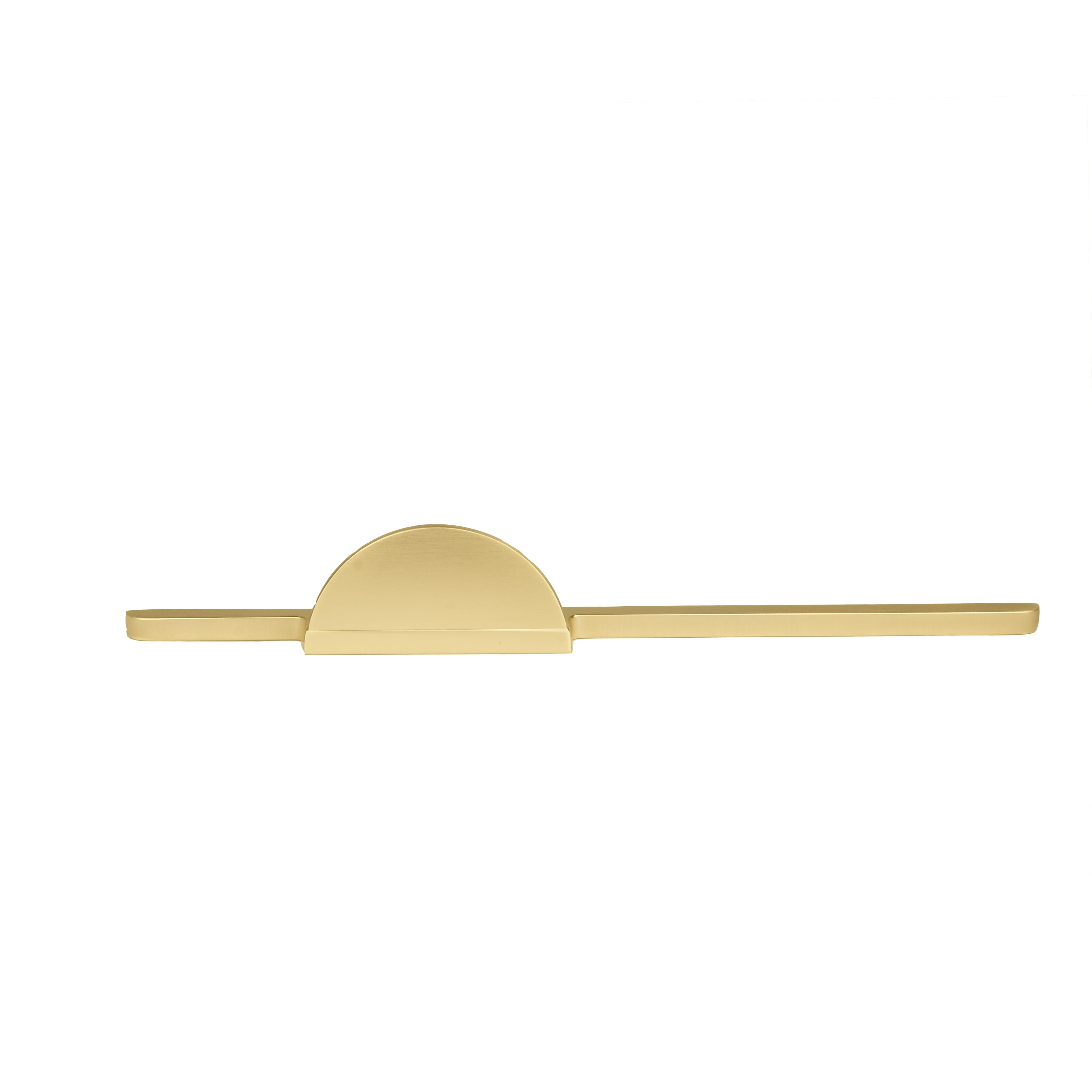 Mantara Moonshine Handle Z-0007 is a modern zinc handle in matte gold, ideal for wardrobes, doors, and drawers.