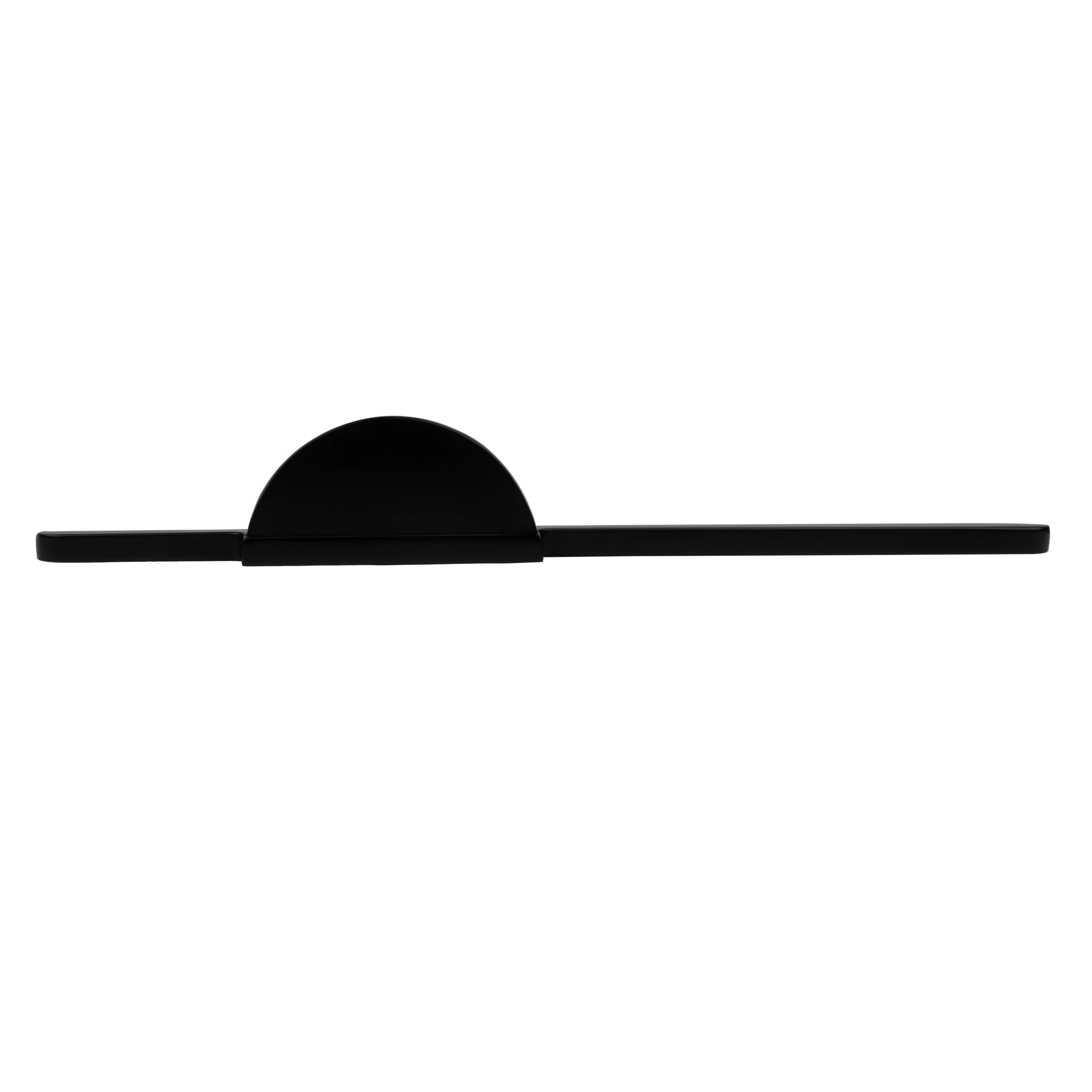 Mantara Moonshine Handle Z-0007 is a modern zinc handle in matte black ideal for wardrobes, doors, and drawers.