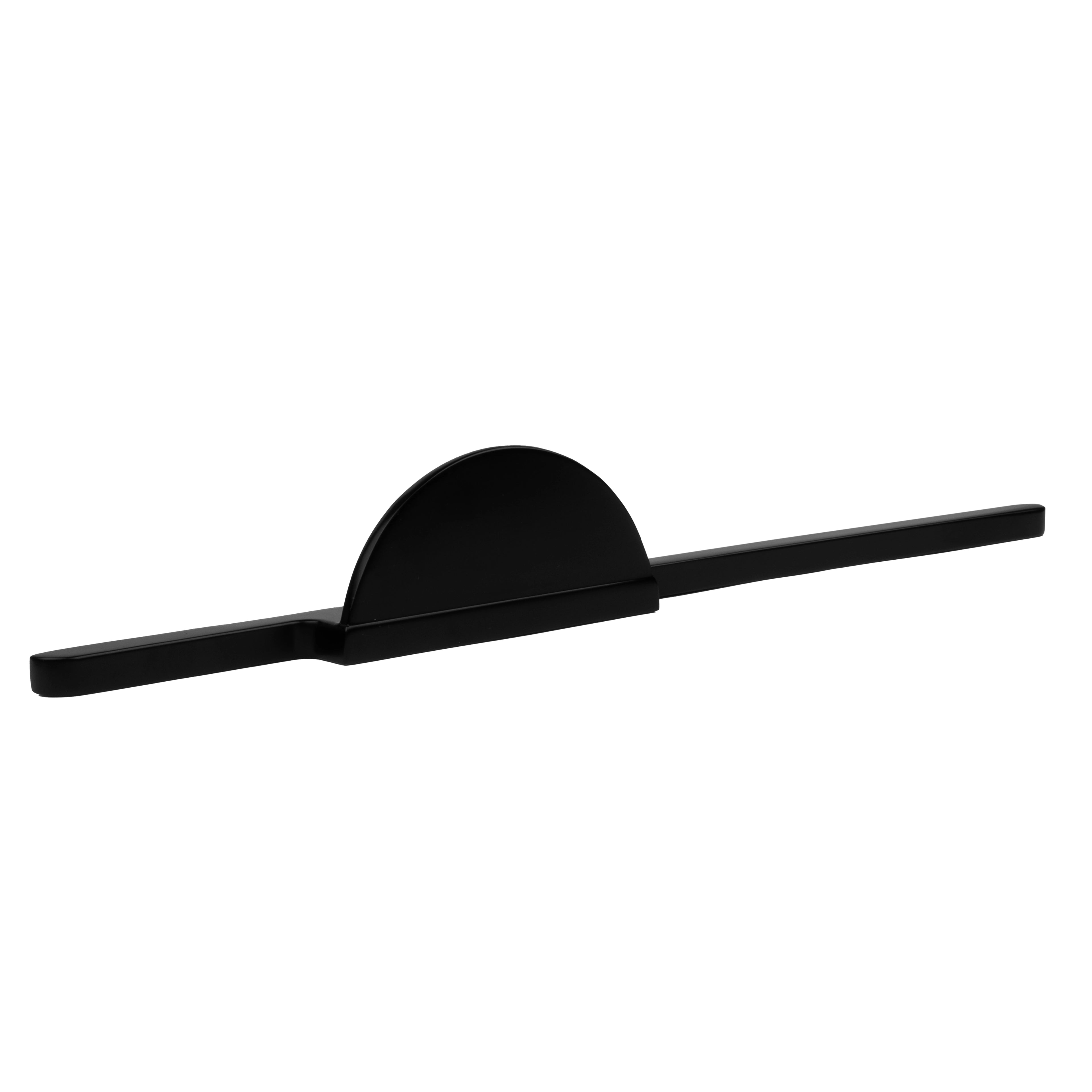 Mantara Moonshine Handle Z-0007 is a modern zinc handle in matte black ideal for wardrobes, doors, and drawers.