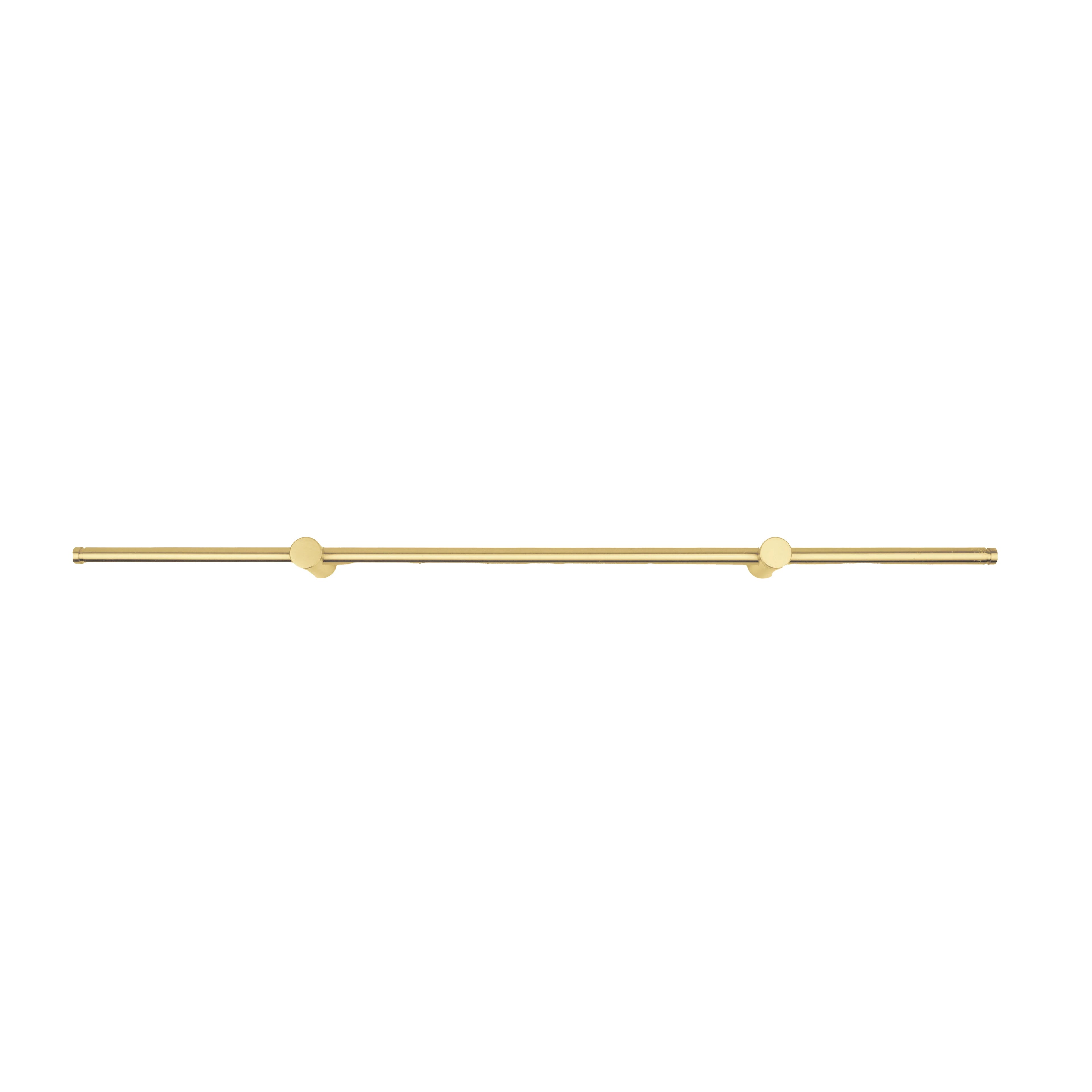 Mantara Marula Handle SKU B-0081 is a modern solid brass handle in polished gold for wardrobes and cabinets.