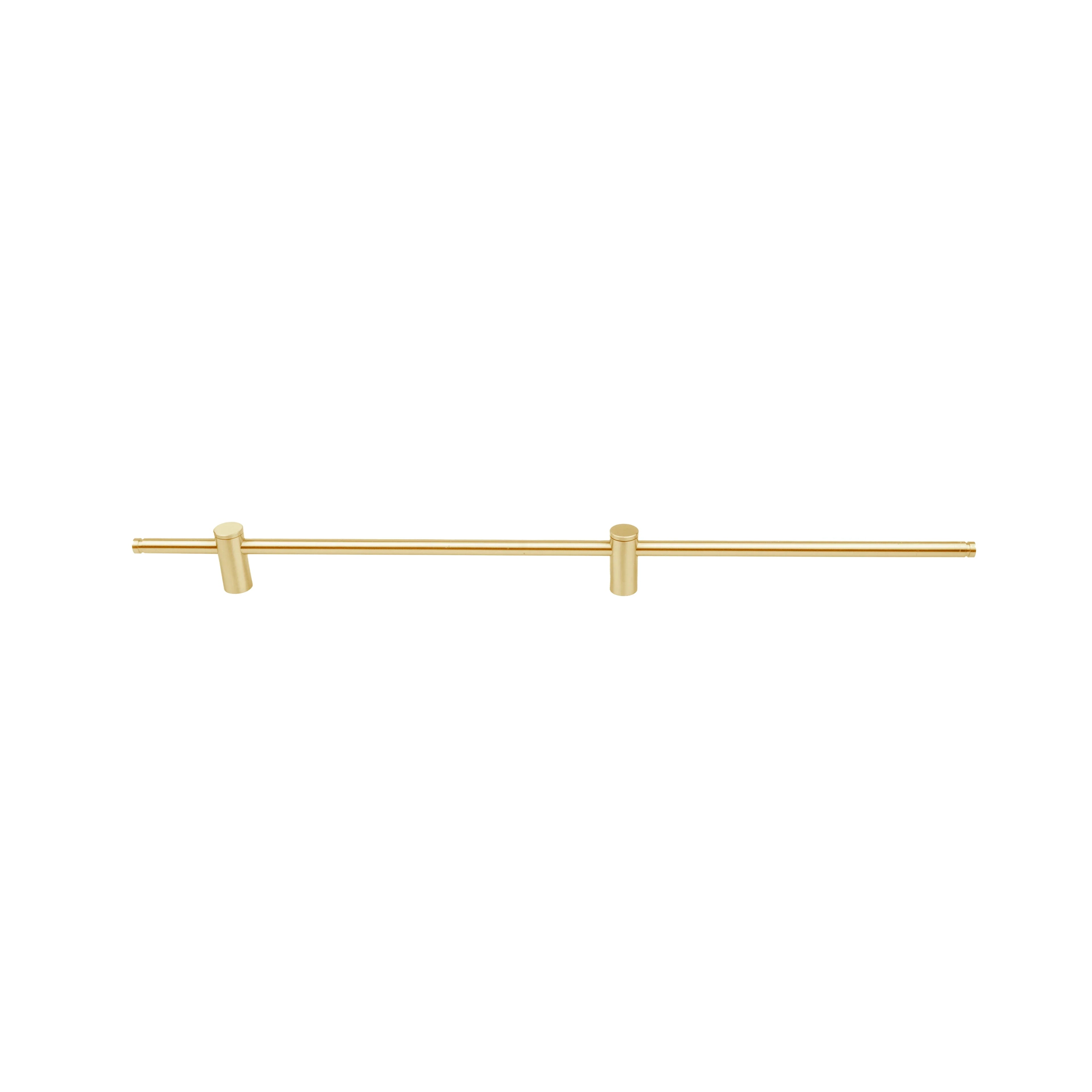 Mantara Marula Handle SKU B-0081 is a modern solid brass handle in polished gold for wardrobes and cabinets.