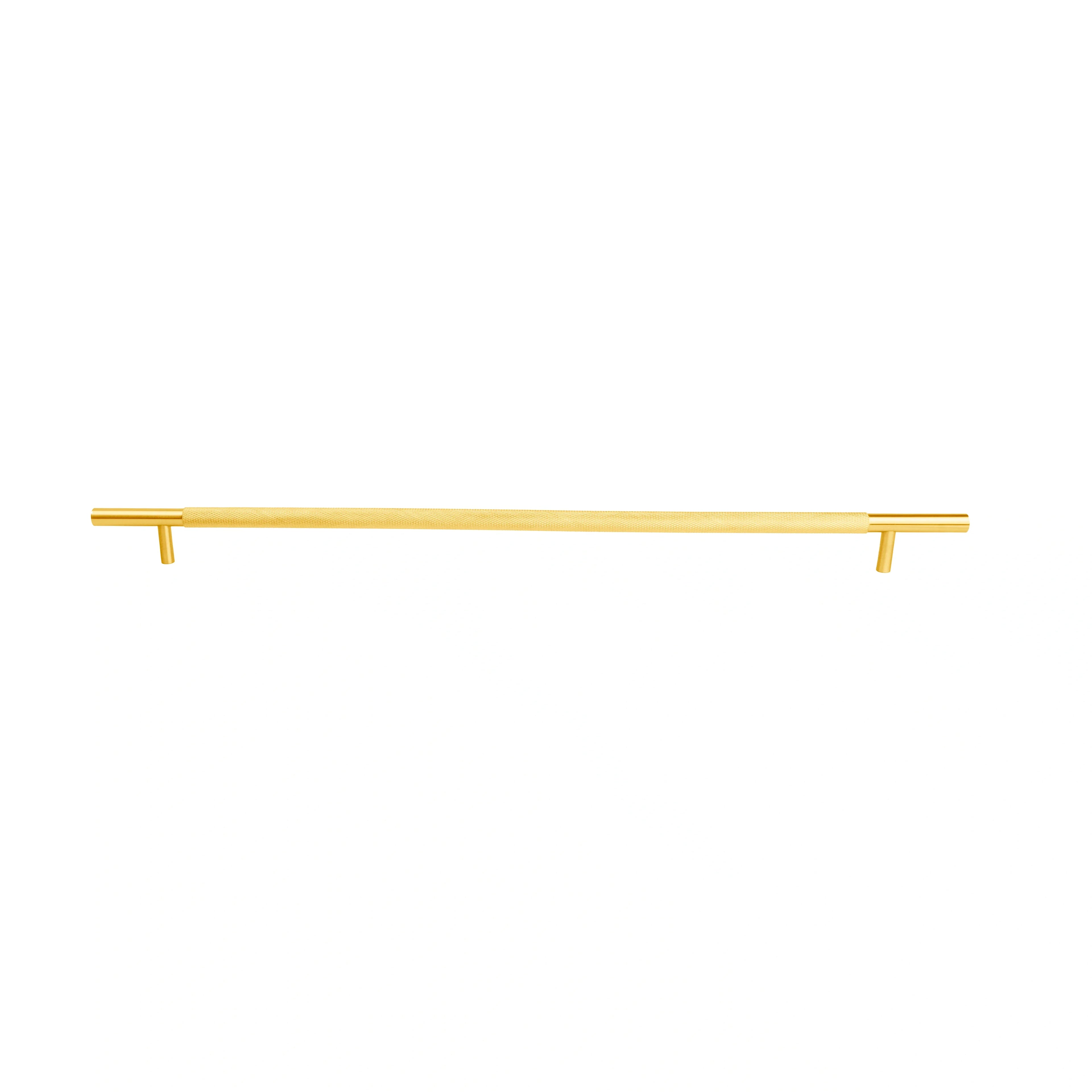 Mantara Pisa Knob B-0060 is a modern brushed brass handle in gold, ideal for wardrobes, cabinets, and main doors.