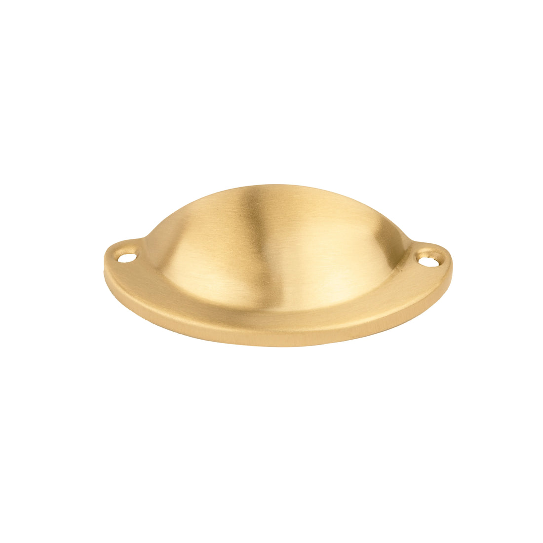 The Mantara B-0034 Vajra Knob is a modern brushed brass knob in gold, ideal for kitchens, drawers, cabinets, and bedrooms.
