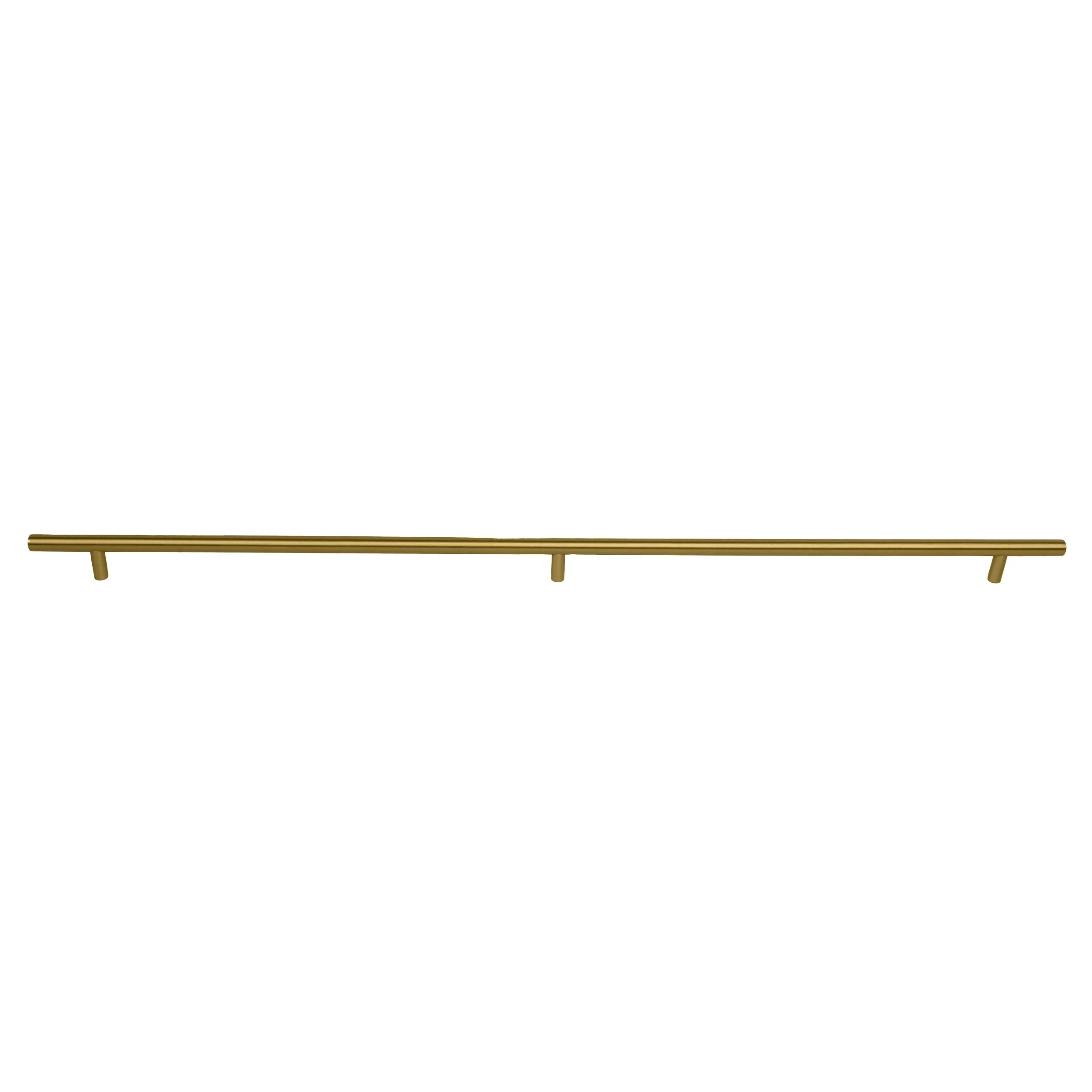 Cabinet pull handle, solid brass, brushed gold finish, Mantara, Sydney Handle, B-0080, ideal for wardrobes and kitchens.