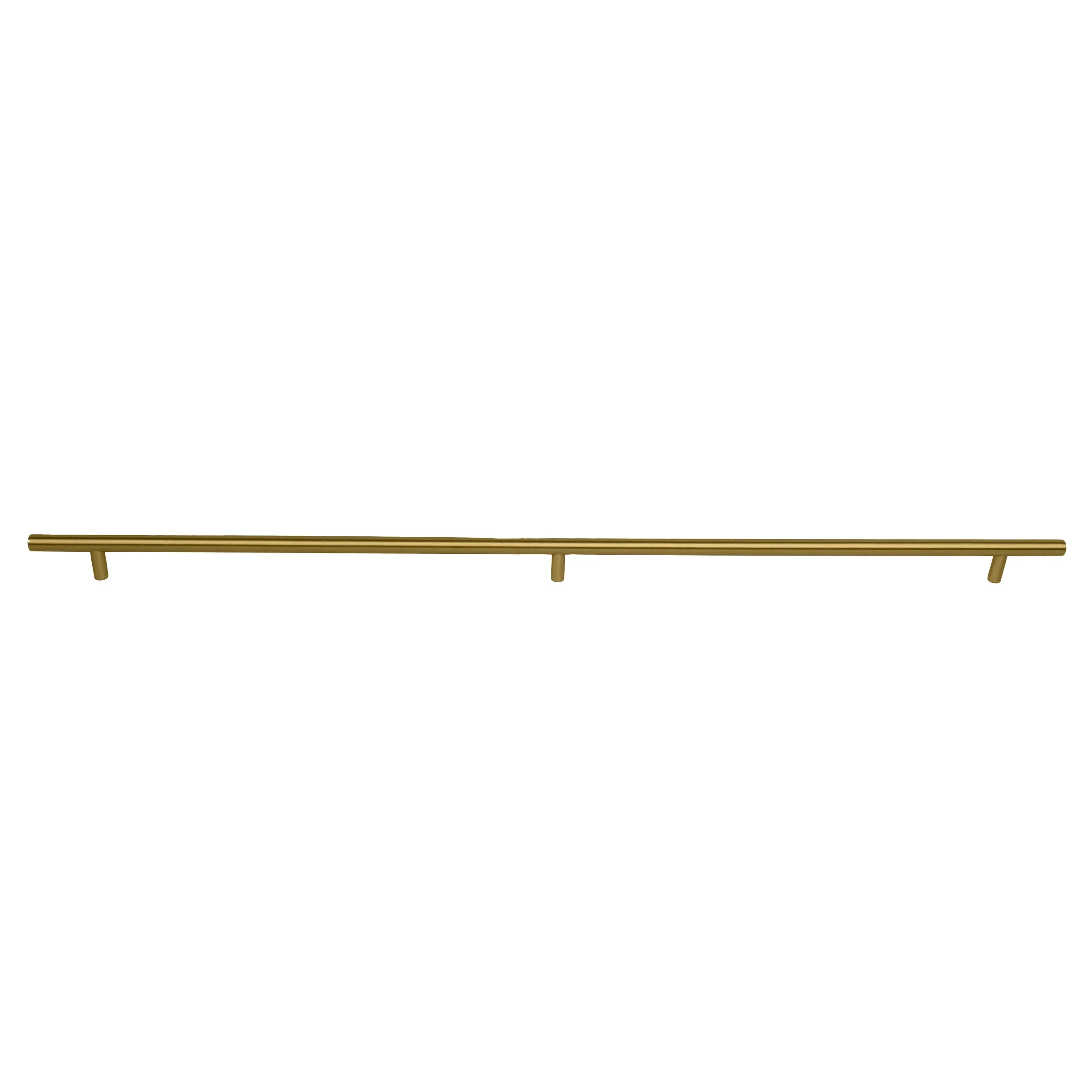 Cabinet pull handle, solid brass, brushed gold finish, Mantara, Sydney Handle, B-0080, ideal for wardrobes and kitchens.