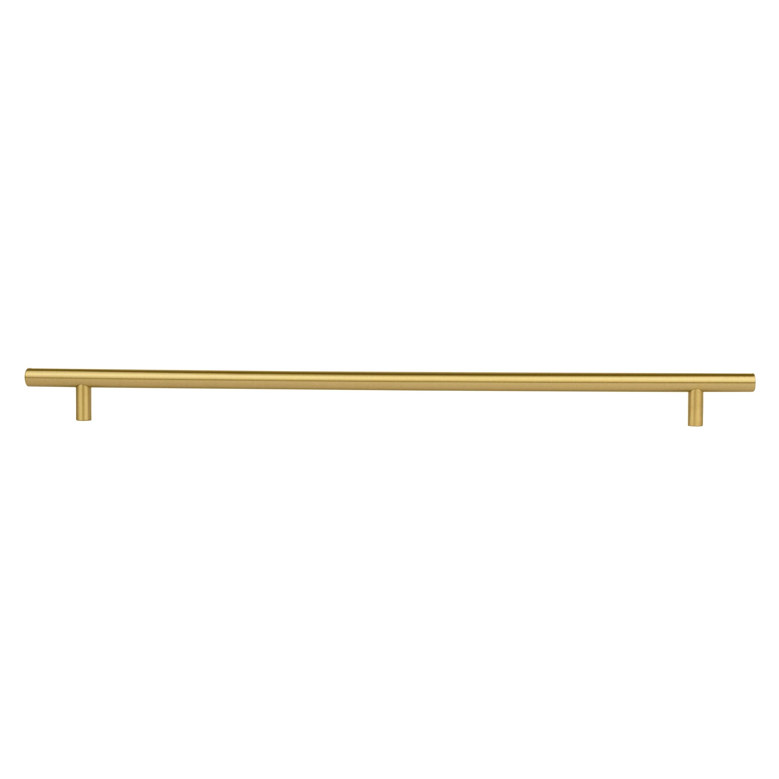Cabinet pull handle, solid brass, brushed gold finish, Mantara, Sydney Handle, B-0080, ideal for wardrobes and kitchens.