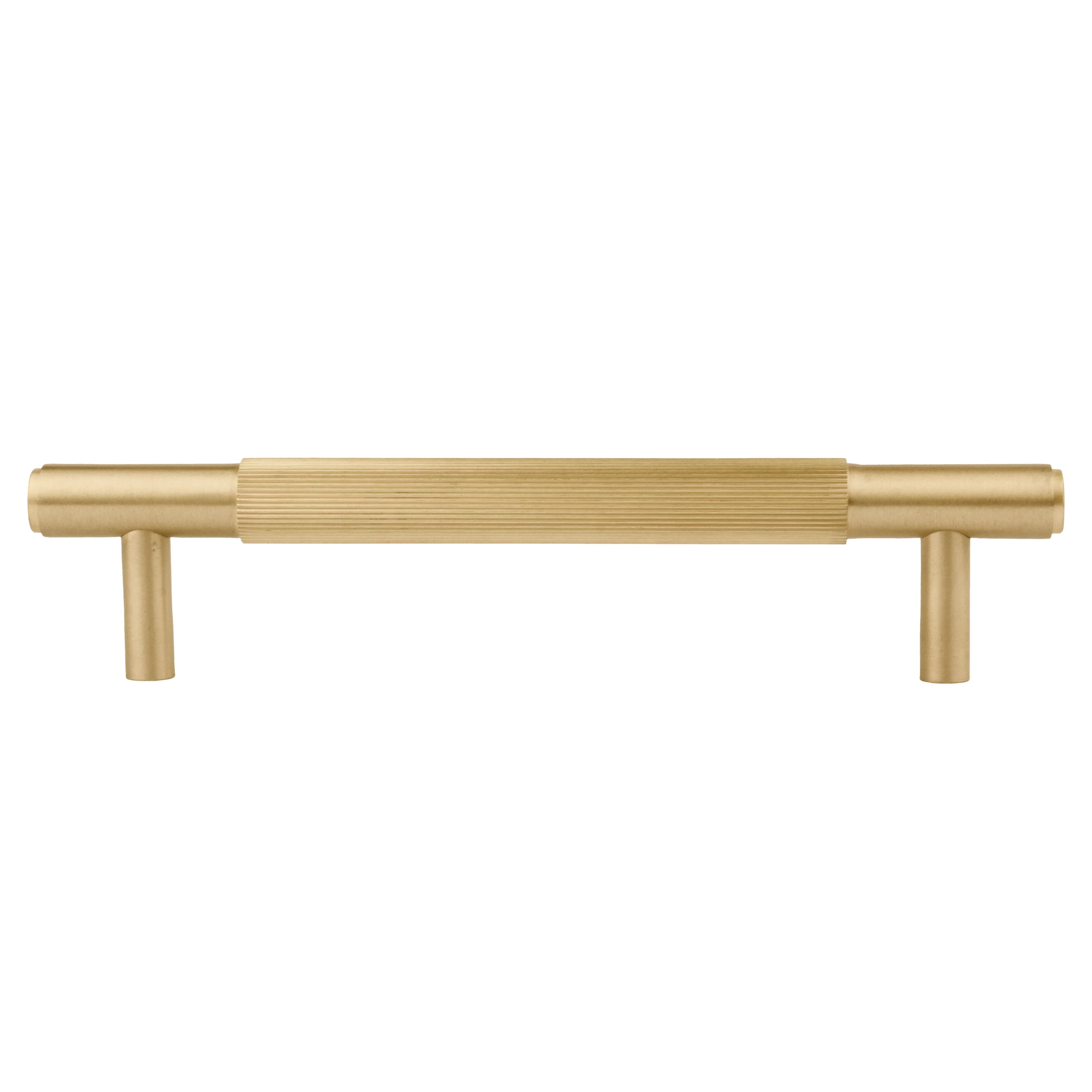 Solid brass and silver cabinet handle in brushed finish by Mantara, model B-0063.cabinet handle, brass handle, wardrobe pull