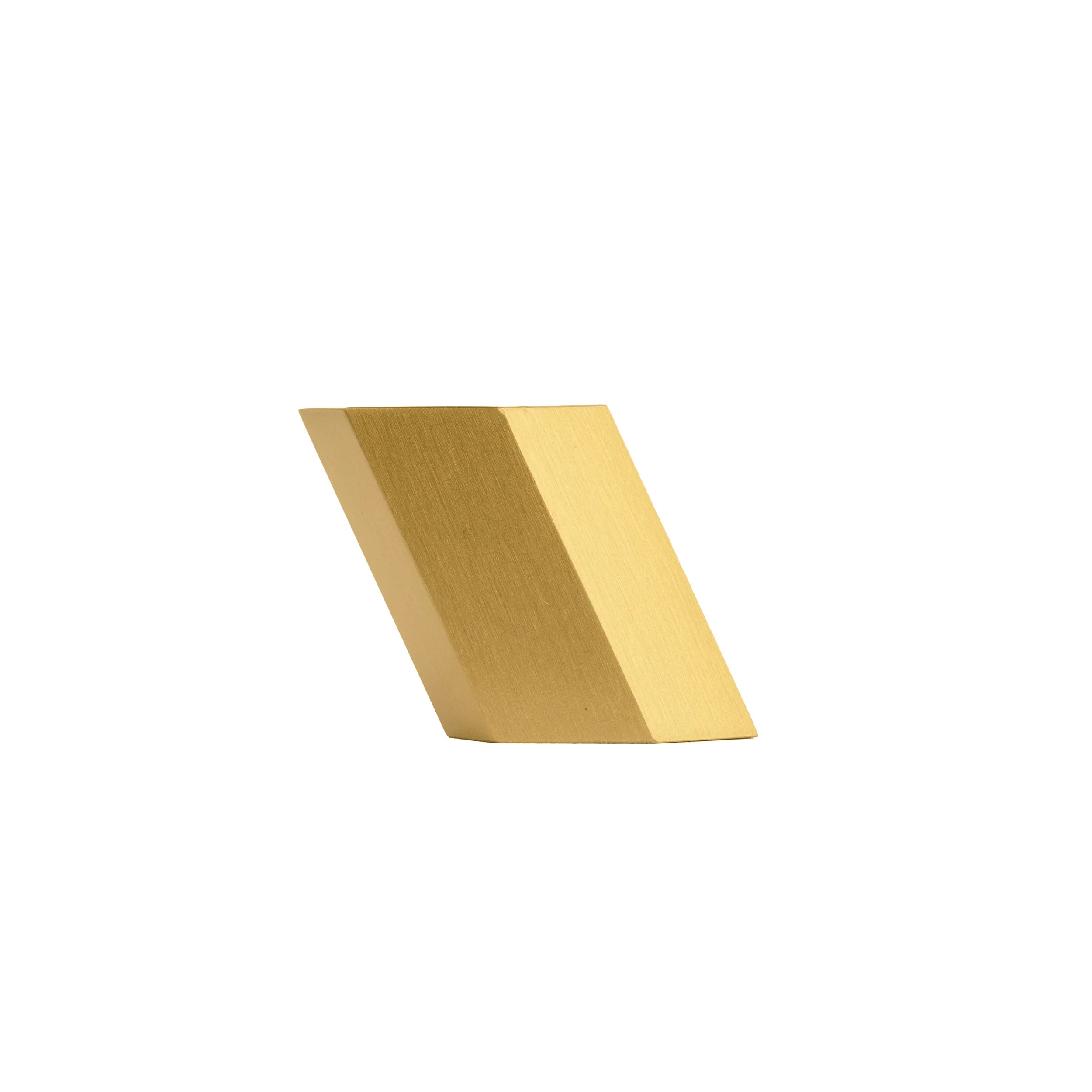 Mantara Hexa Hook B-0091 is a modern brushed brass wall hook in gold, perfect for bathrooms, bedrooms, and living areas.