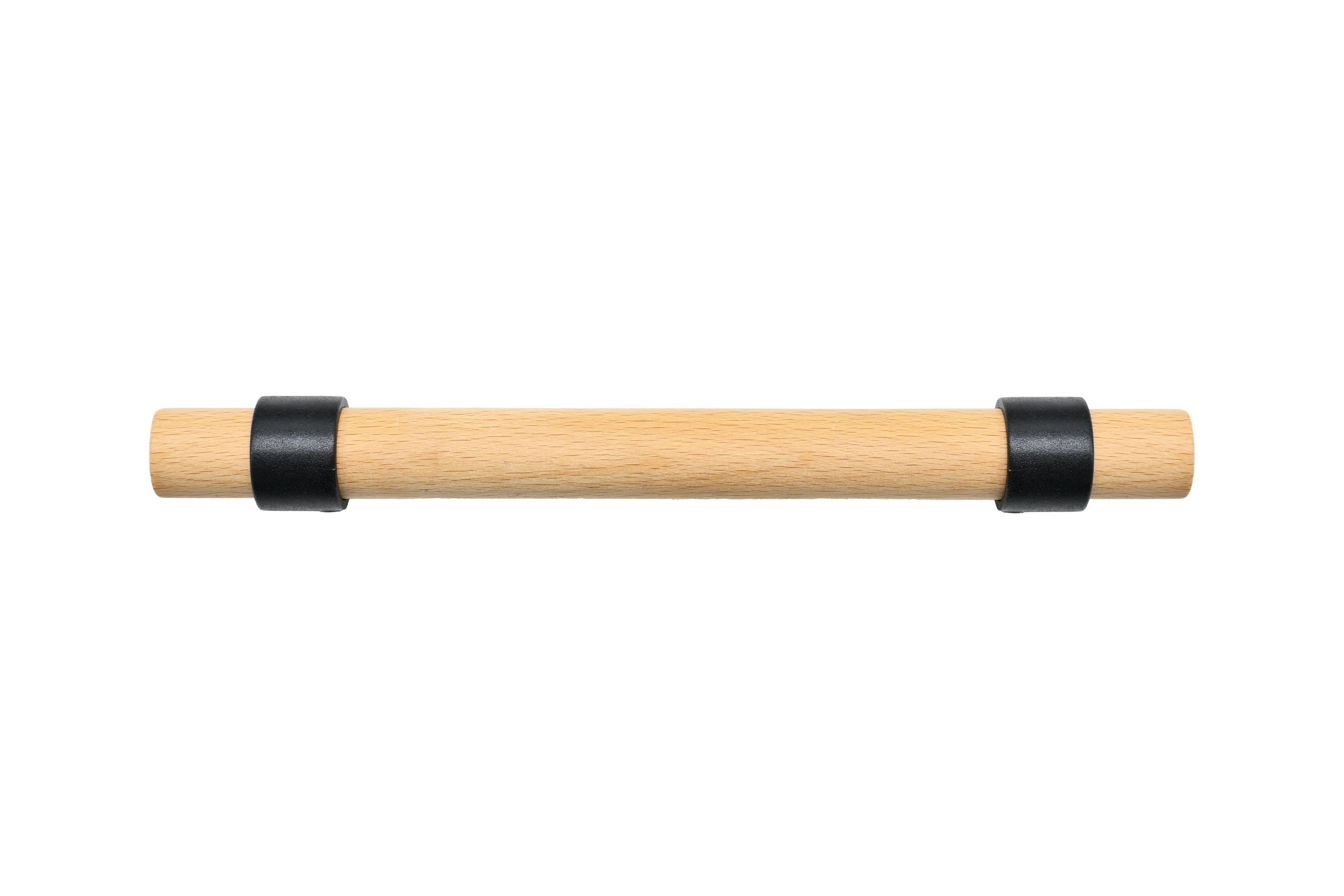 Mantara Walden Handle W-0035 is a modern zinc alloy and beech wood handle in black ideal for kitchen and dresser drawers.