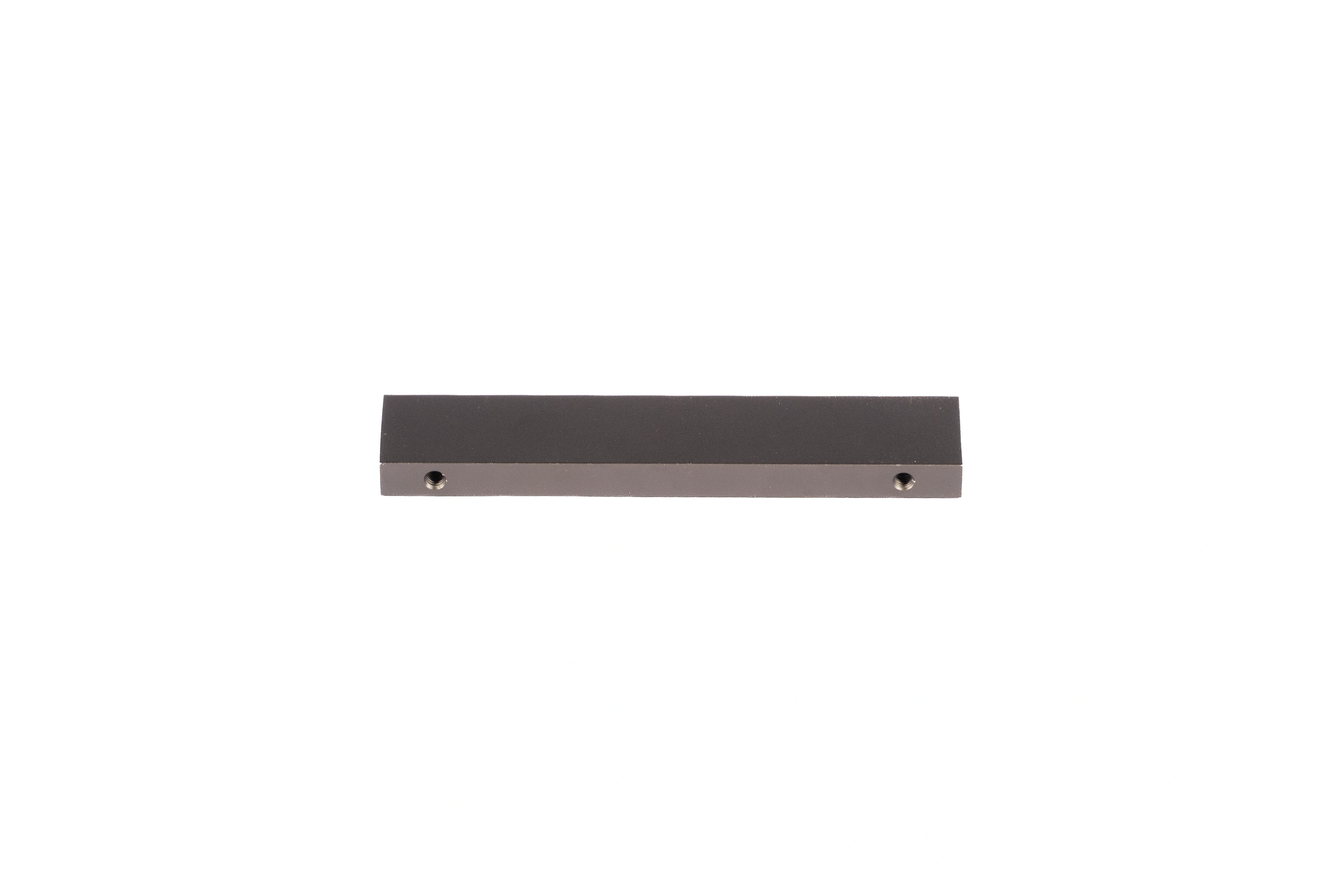 Drawer pull handle, Wood+aluminium, brown brushed finish, Mantara, Esha Handle W-0016, perfect for kitchen drawers and dressers