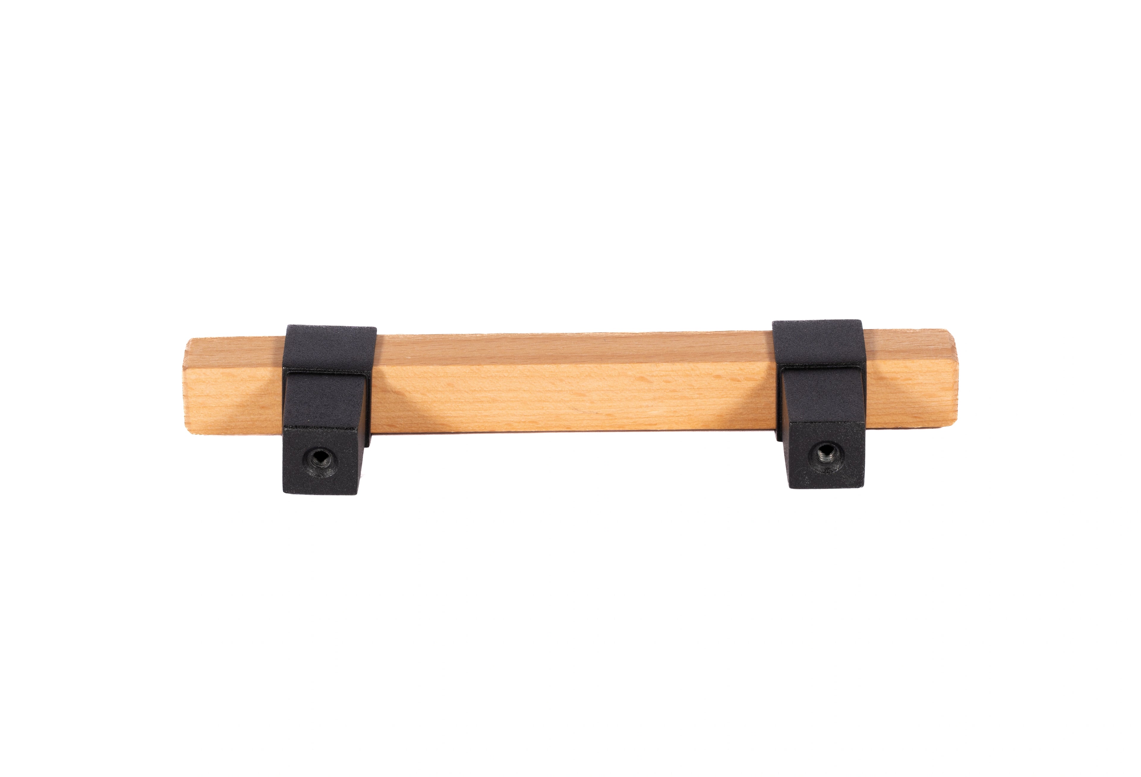 Mantara Lorien Handle W-0028 is a modern zinc and beech wood handle in black ideal for kitchen and dresser drawers.